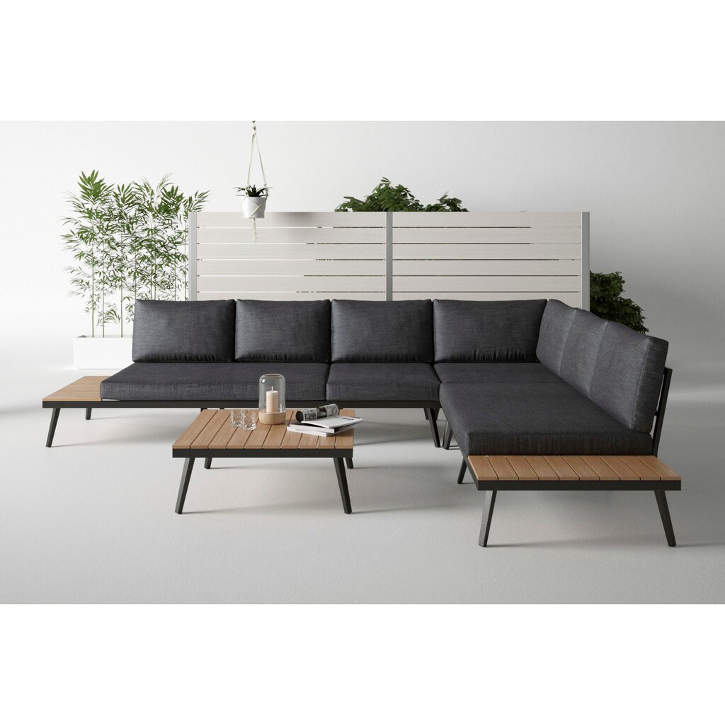 KONIFERA Gartenlounge-Set »Rom«, (Set, 11 tlg.)