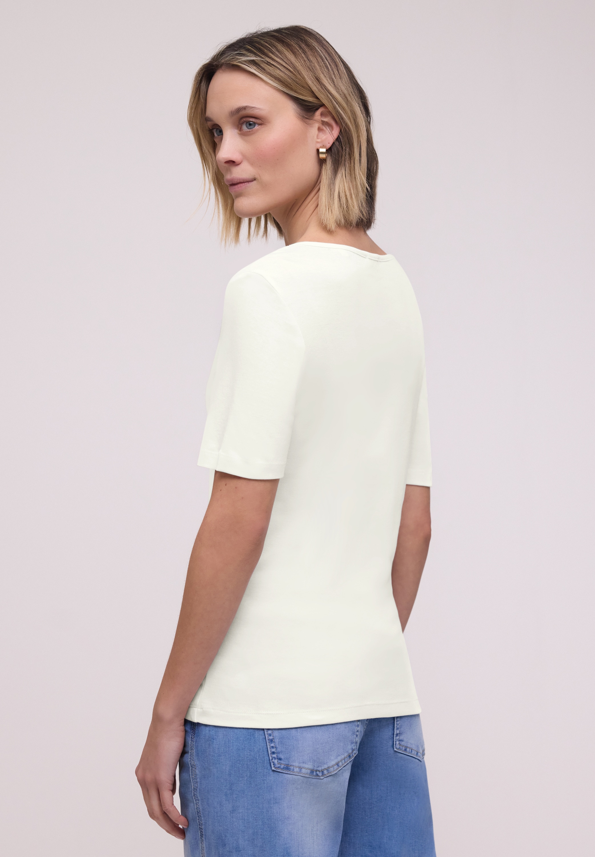 STREET ONE T-Shirt im soften Baumwoll-Mix