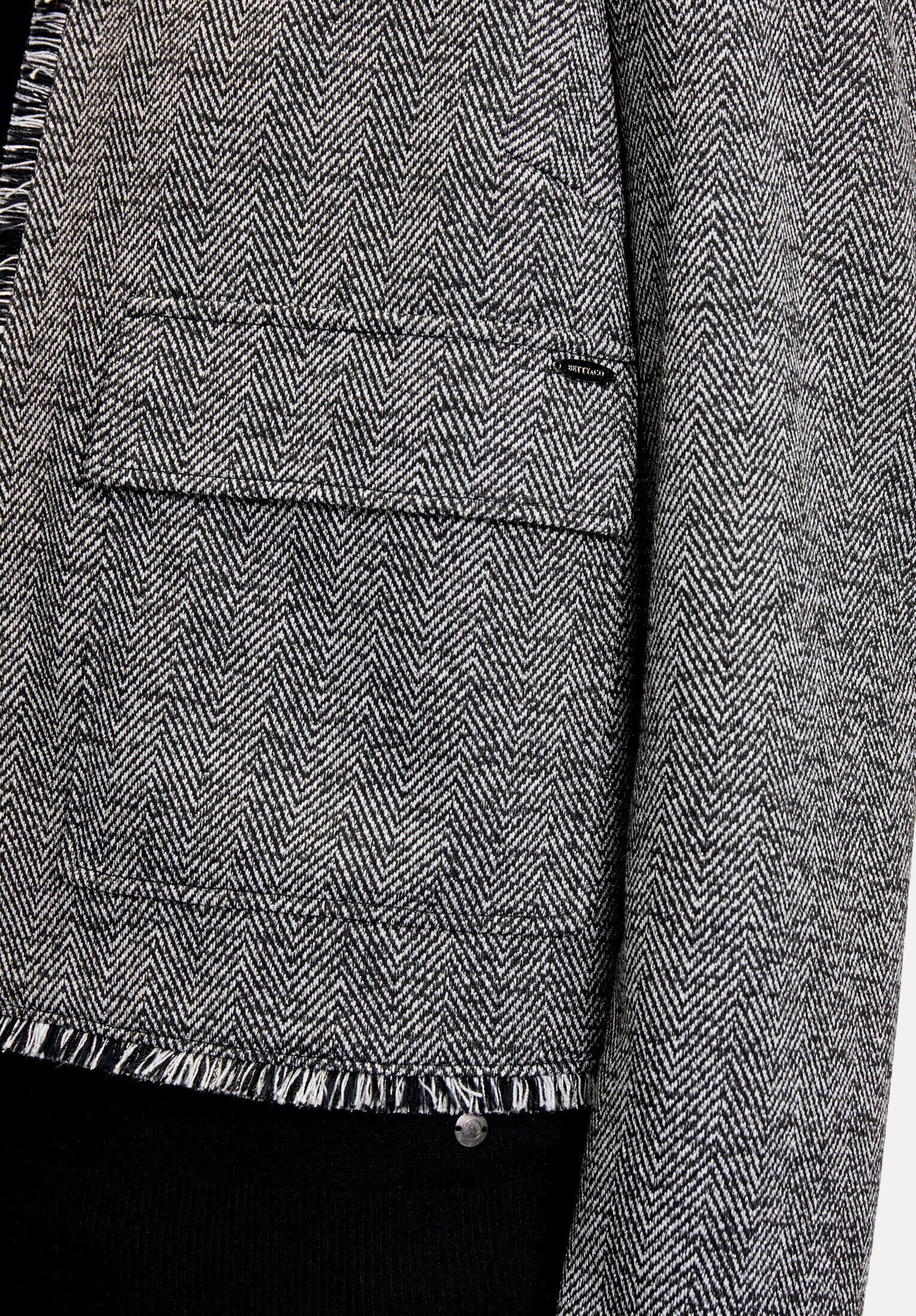 Betty&Co Jackenblazer »Damen mit Fransen«