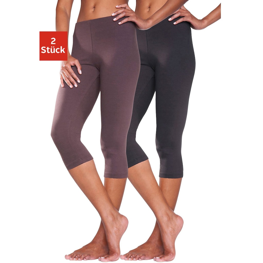 Vivance active Caprileggings, (2er-Pack)