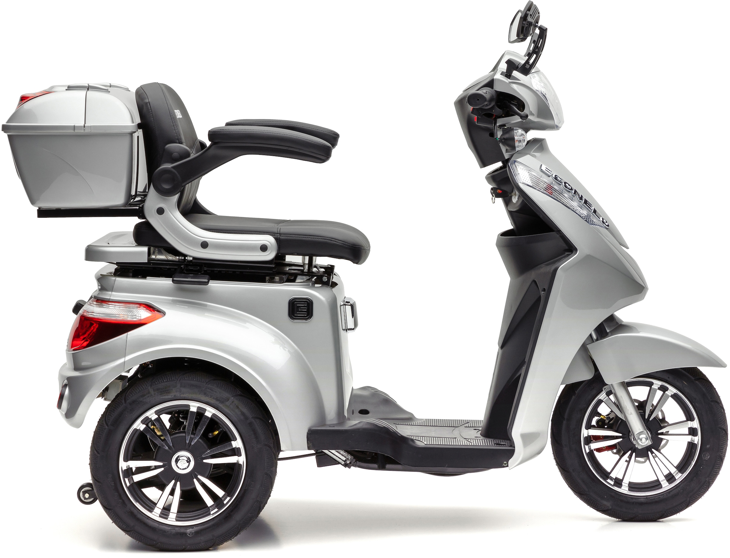 ECONELO Elektromobil »Seniorenmobil S1000«, 1000 W, 25 km/h, (mit Topcase)
