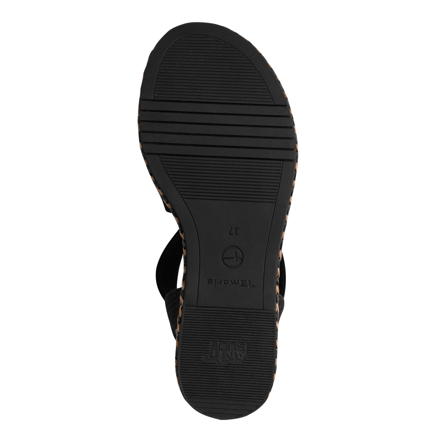 Tamaris Riemchensandale  Sommerschuh, Sandalette mit bestickter Sohle