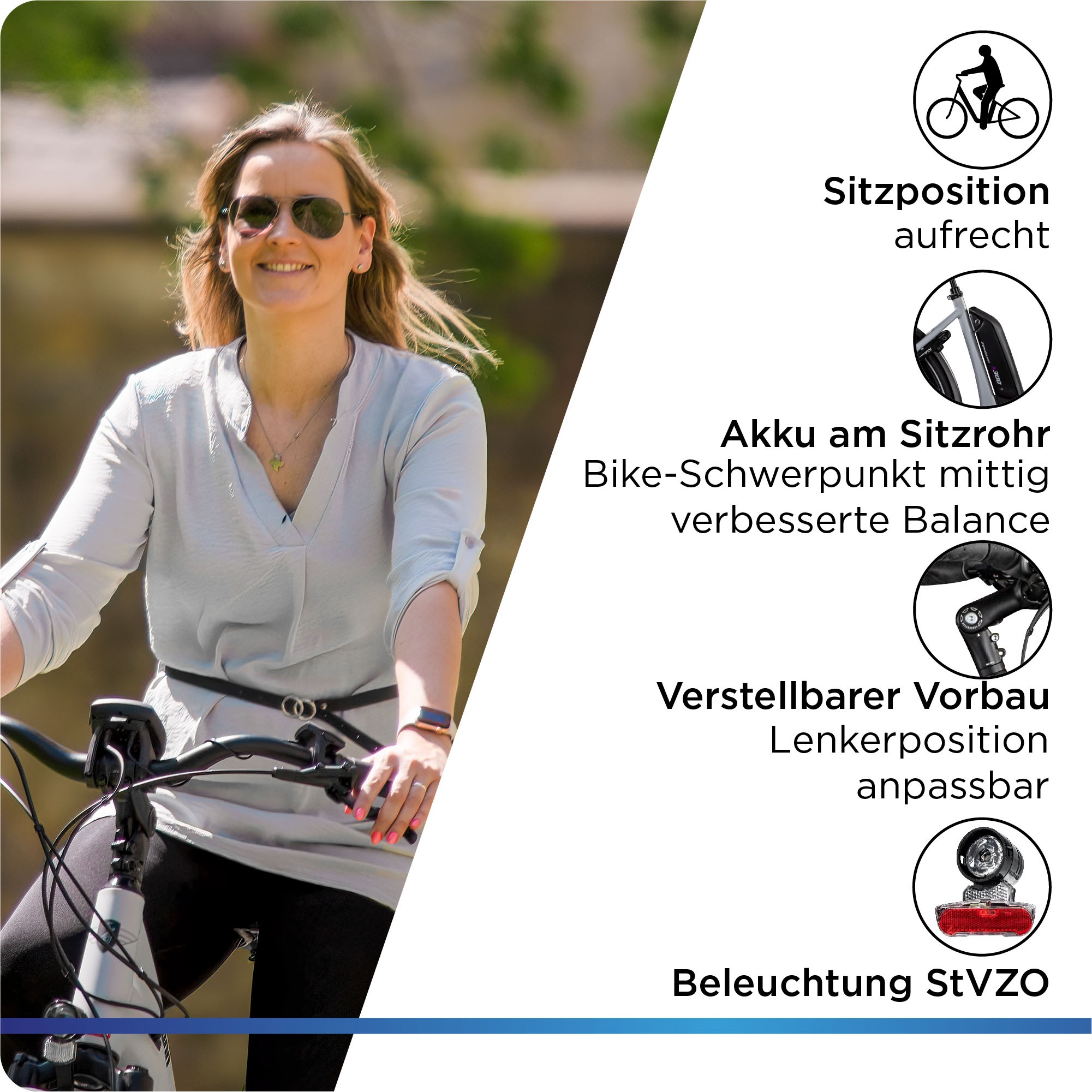 Zündapp E-Bike »X300«, 7 Gang, Shimano, Nexus, Mittelmotor 250 W, Pedelec, Elektrofahrrad für Damen u. Herren