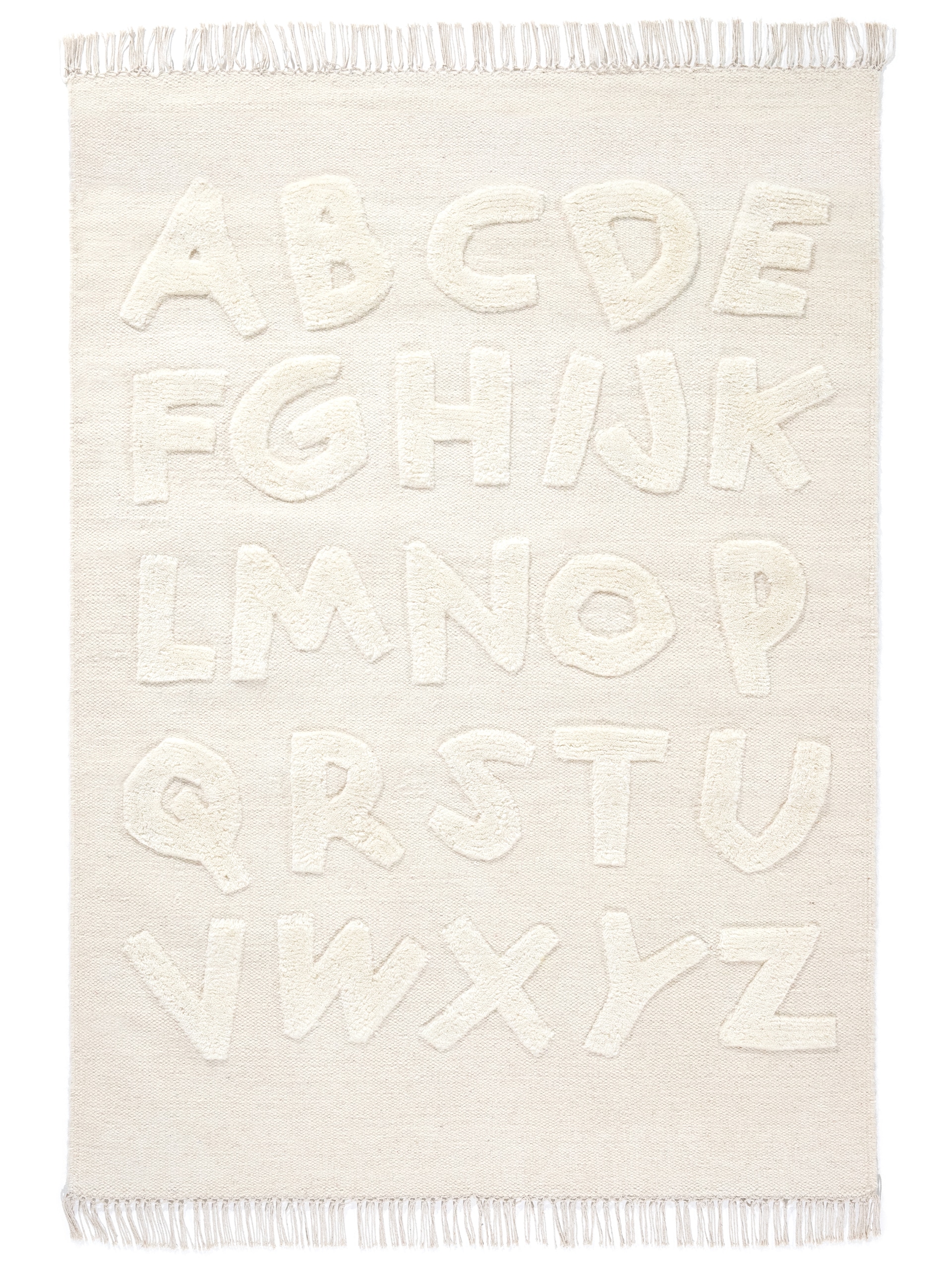 carpetfine Kinderteppich »ABC Alphabet« rechteckig 0,6 mm Höhe