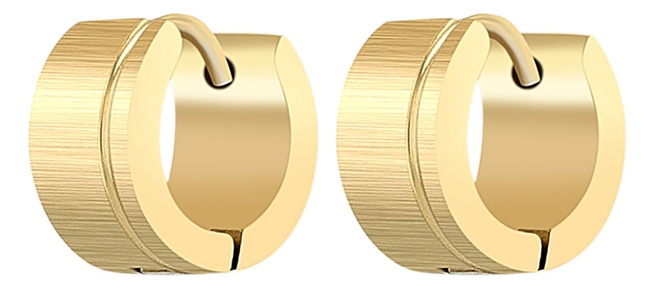 Adelia´s Paar Creolen »Neuheit 2025 - Damen Creolen aus poliertem Edelstahl Ø 9 mm«