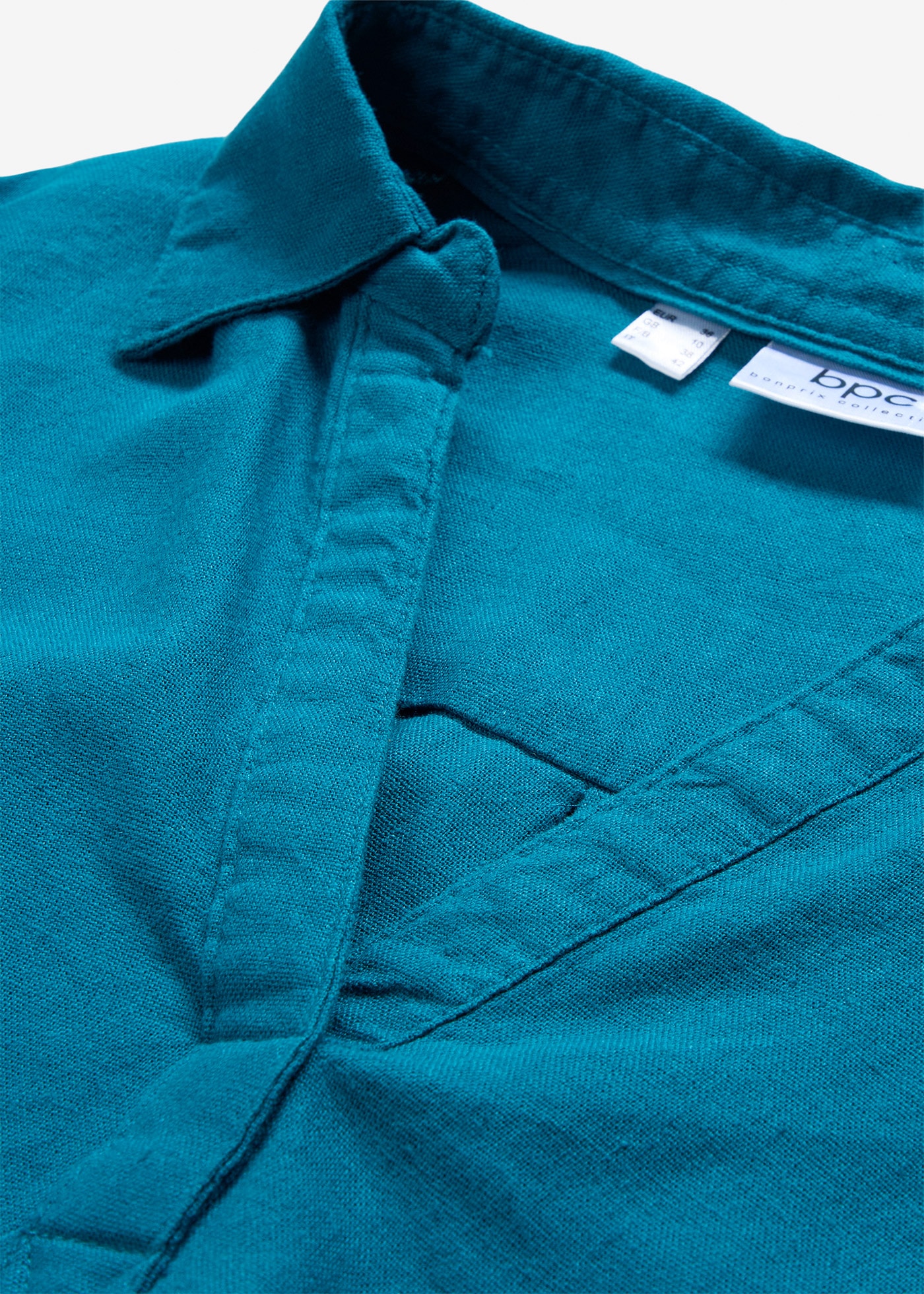 bonprix Langarmbluse »3/4-Arm Bluse mit Leinen«, 3/4-Arm Bluse mit Leinen
