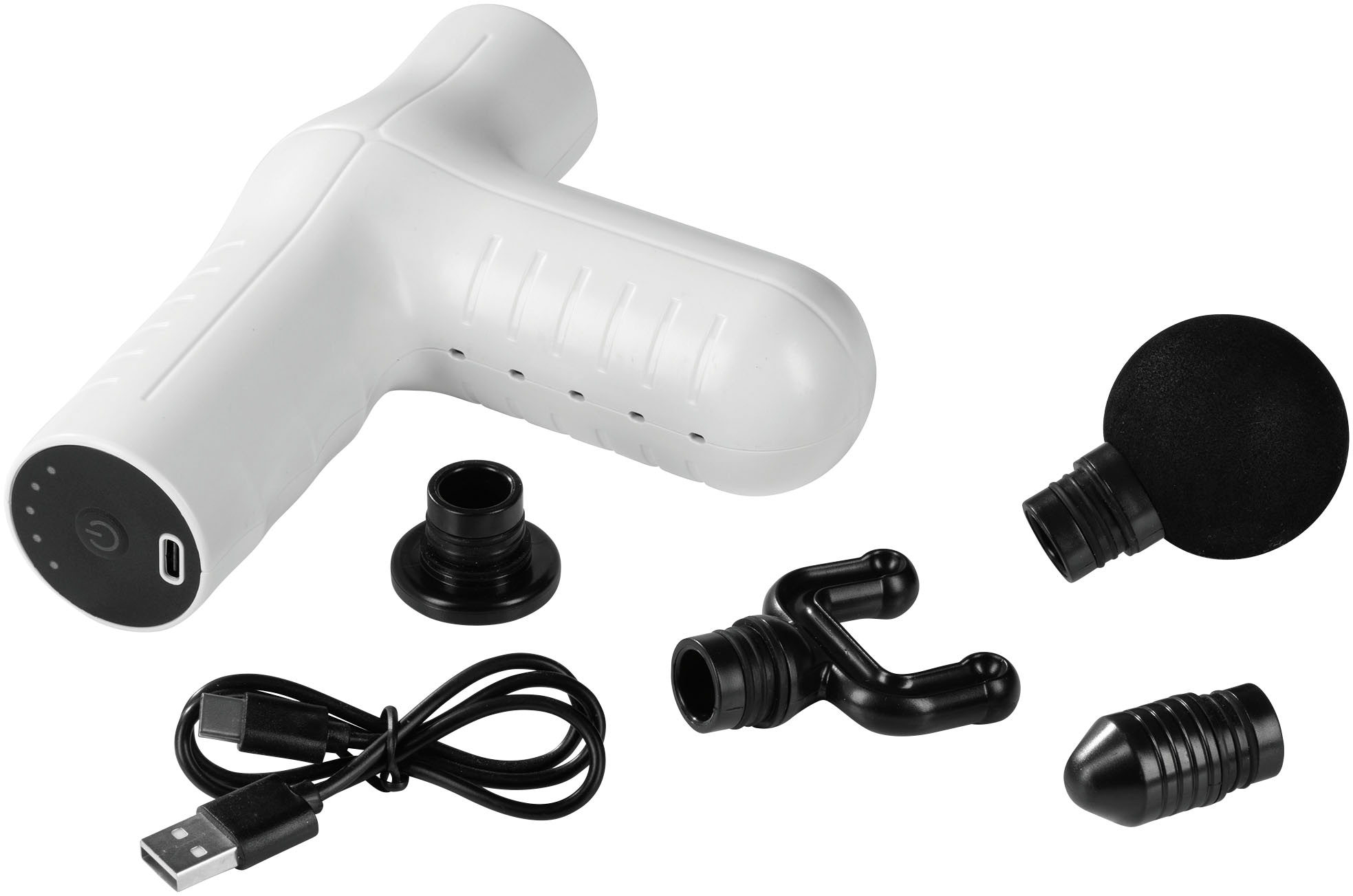 MAXXMEE Massagepistole »Mini-Massage Gun«, (Packung, 5 tlg.)