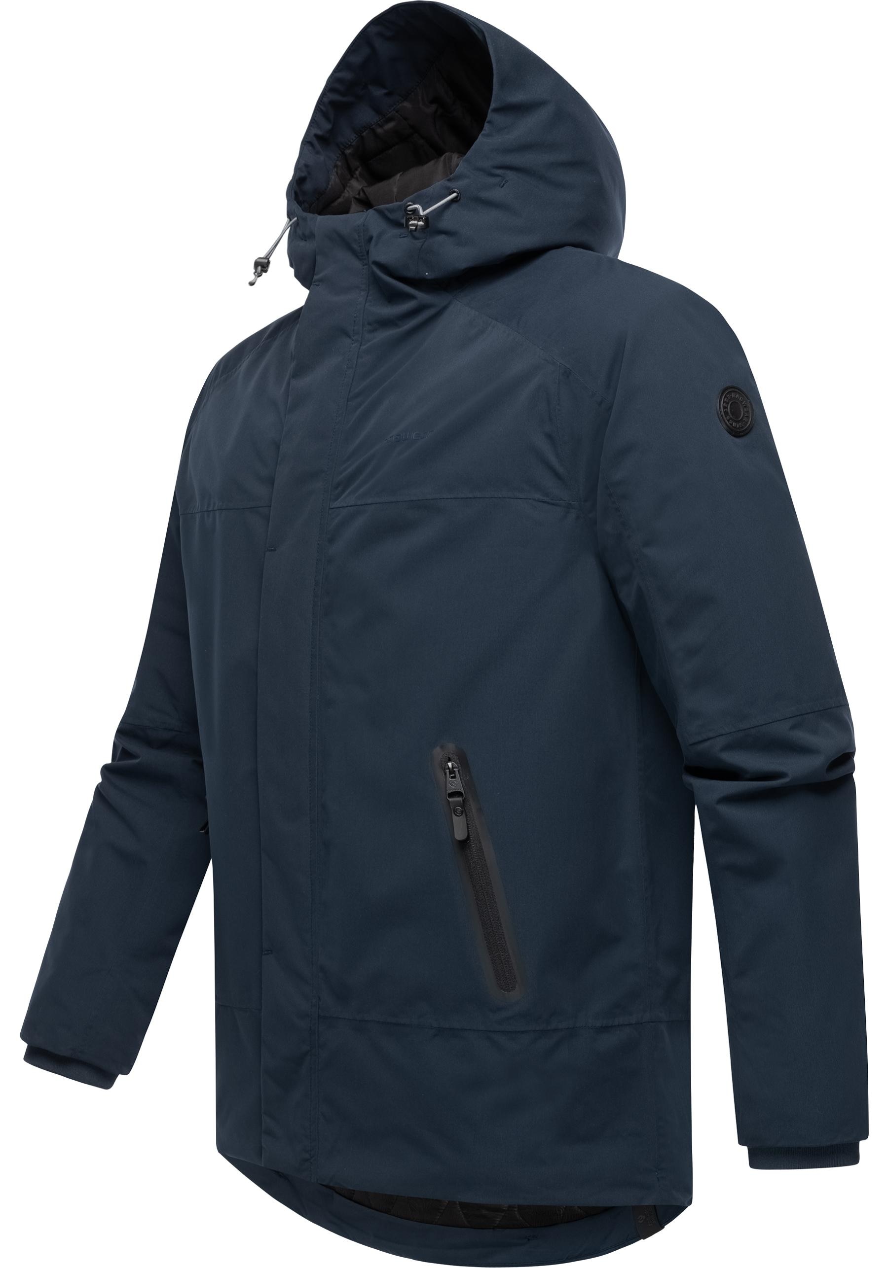Ragwear Winterjacke »Hatar«, mit Kapuze, Wasserdichte Herren Outdoorjacke mit großer Kapuze