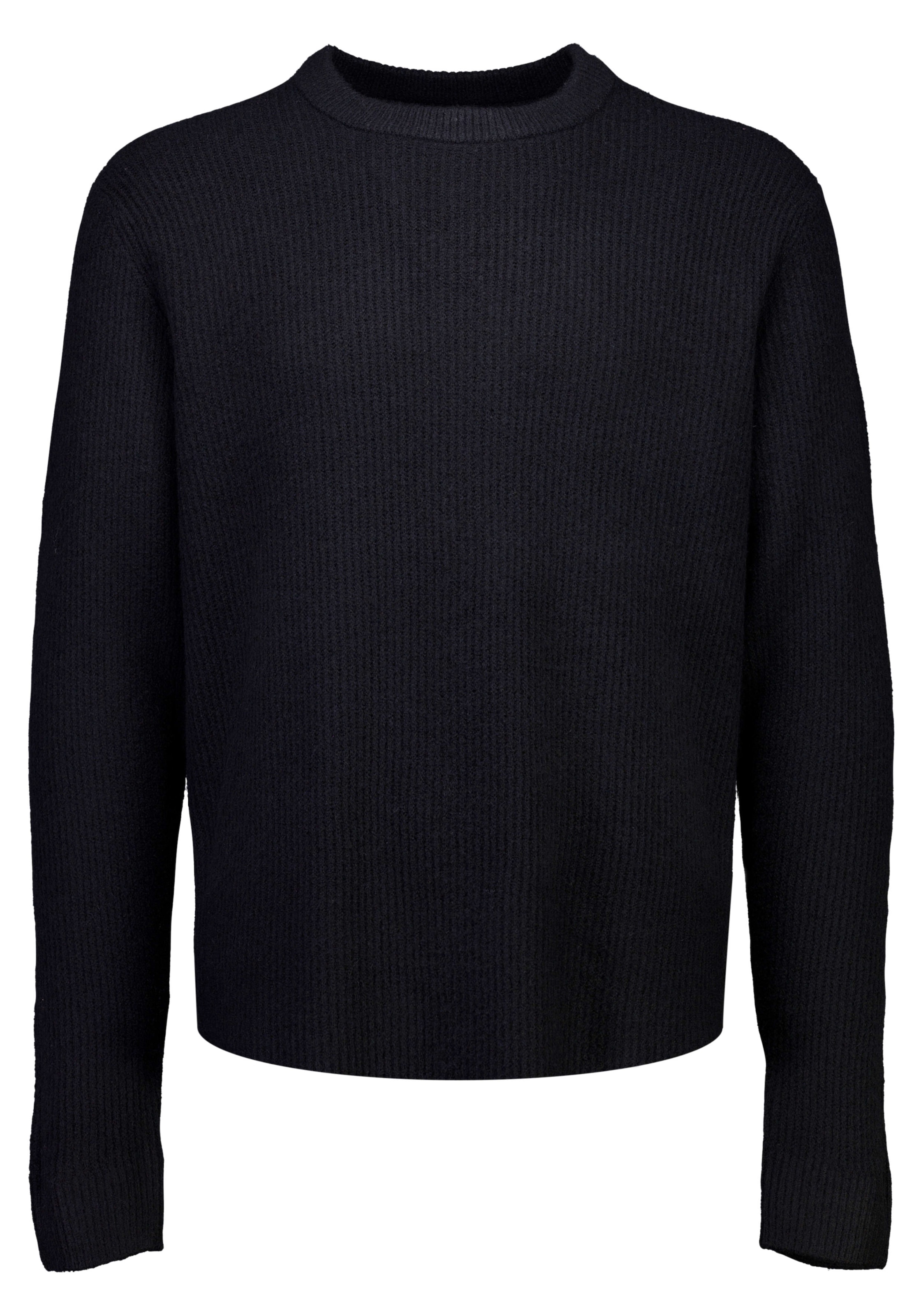 LINDBERGH Strickpullover Winterpullover mit Wolle und Stretch / Meliert