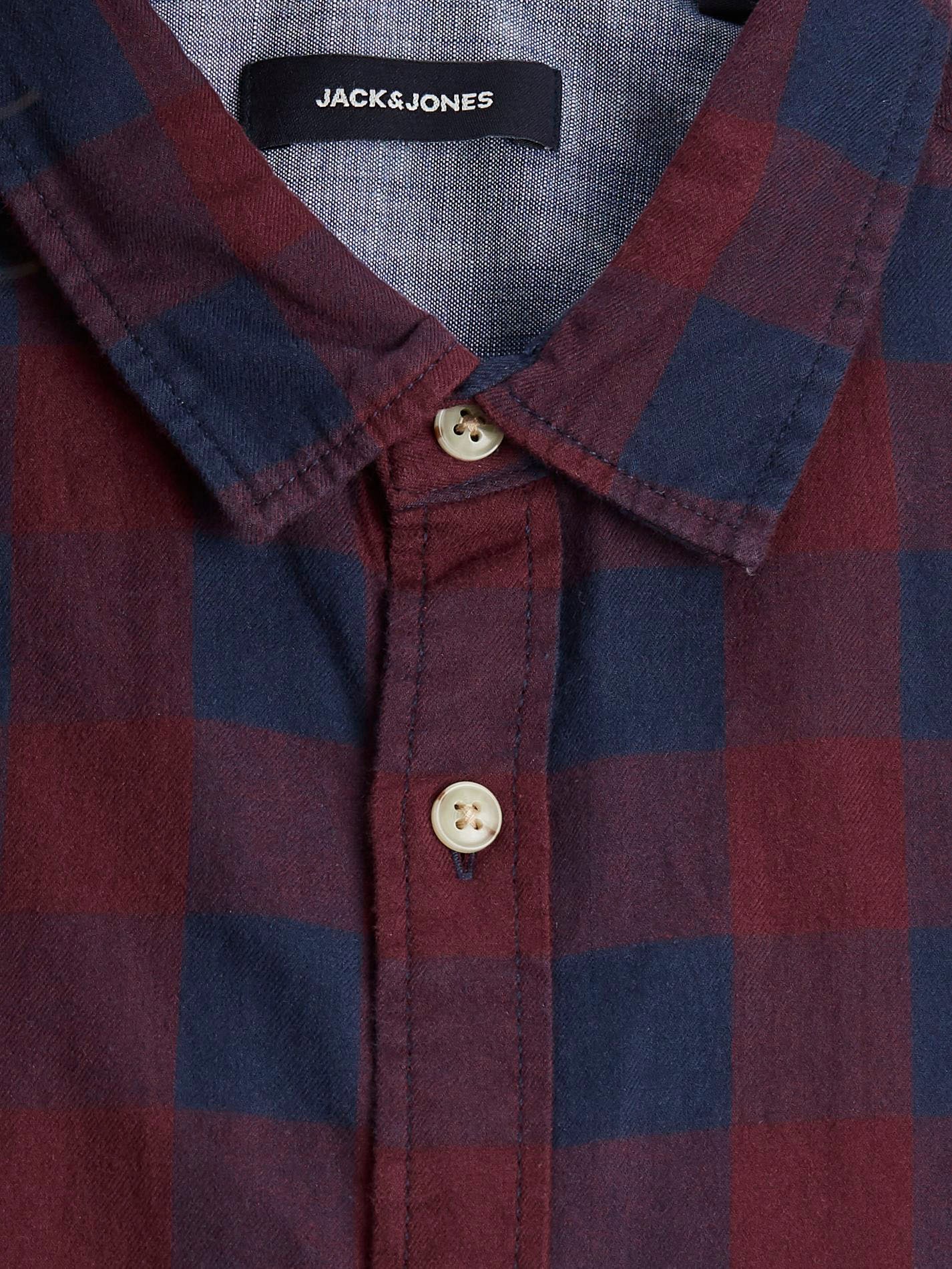Jack & Jones PlusSize Karohemd »GINGHAM TWILL SHIRT«, Bis Größe 6XL