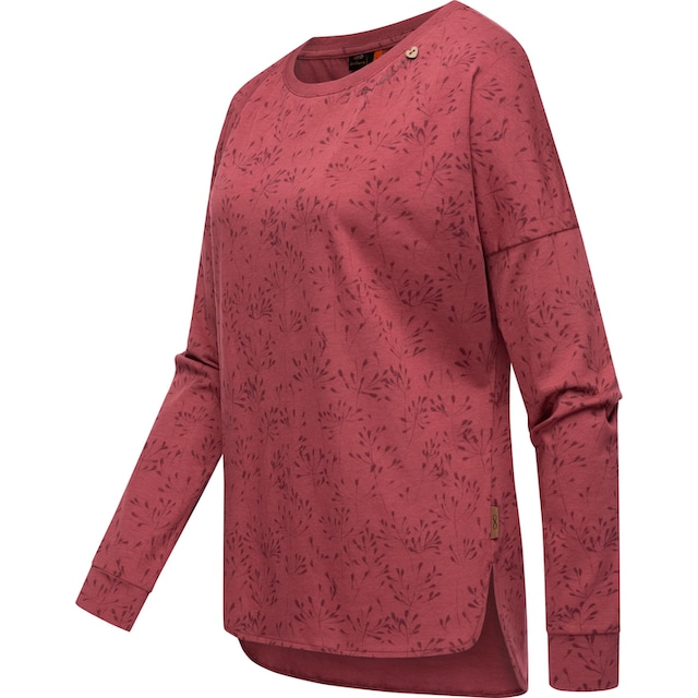 Ragwear Langarmshirt »Shimona Long Flowery«, nachhaltigeres Damen  Sweatshirt mit floralem Print online kaufen | BAUR