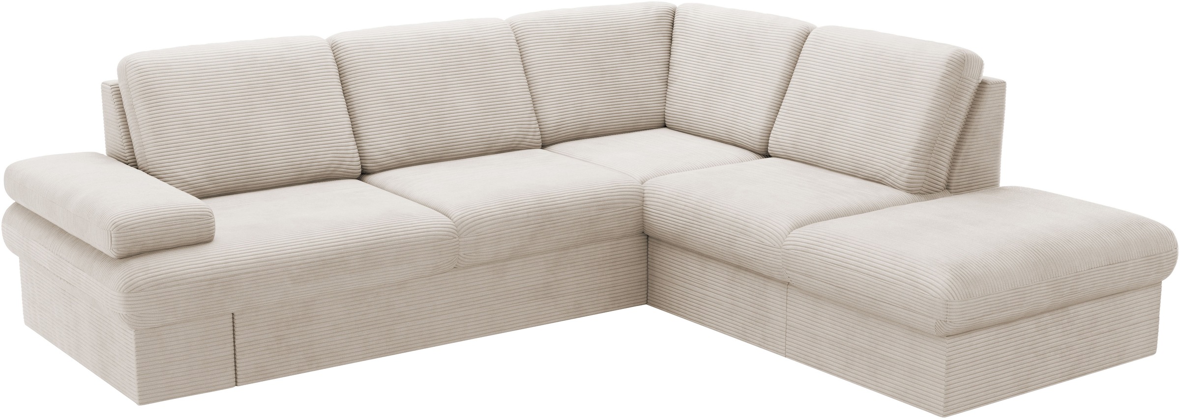sit&more Ecksofa »Moreno L-Form, B: 238 cm«, mit Armteilverstellung, optional Bettfunktion