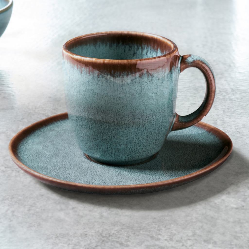 like. by Villeroy & Boch Tasse »Kaffeetasse mit Untertasse Lave 190 ml«