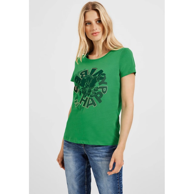 Cecil T-Shirt, im hüftlangen Schnitt für kaufen | BAUR