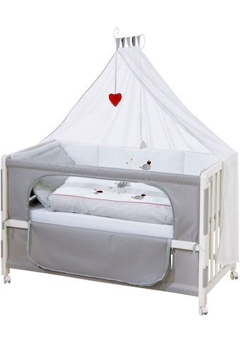 Babybett »Room bed - Dekor Adam und Eule«, als Beistell-, Kinder- und Juniorbett...