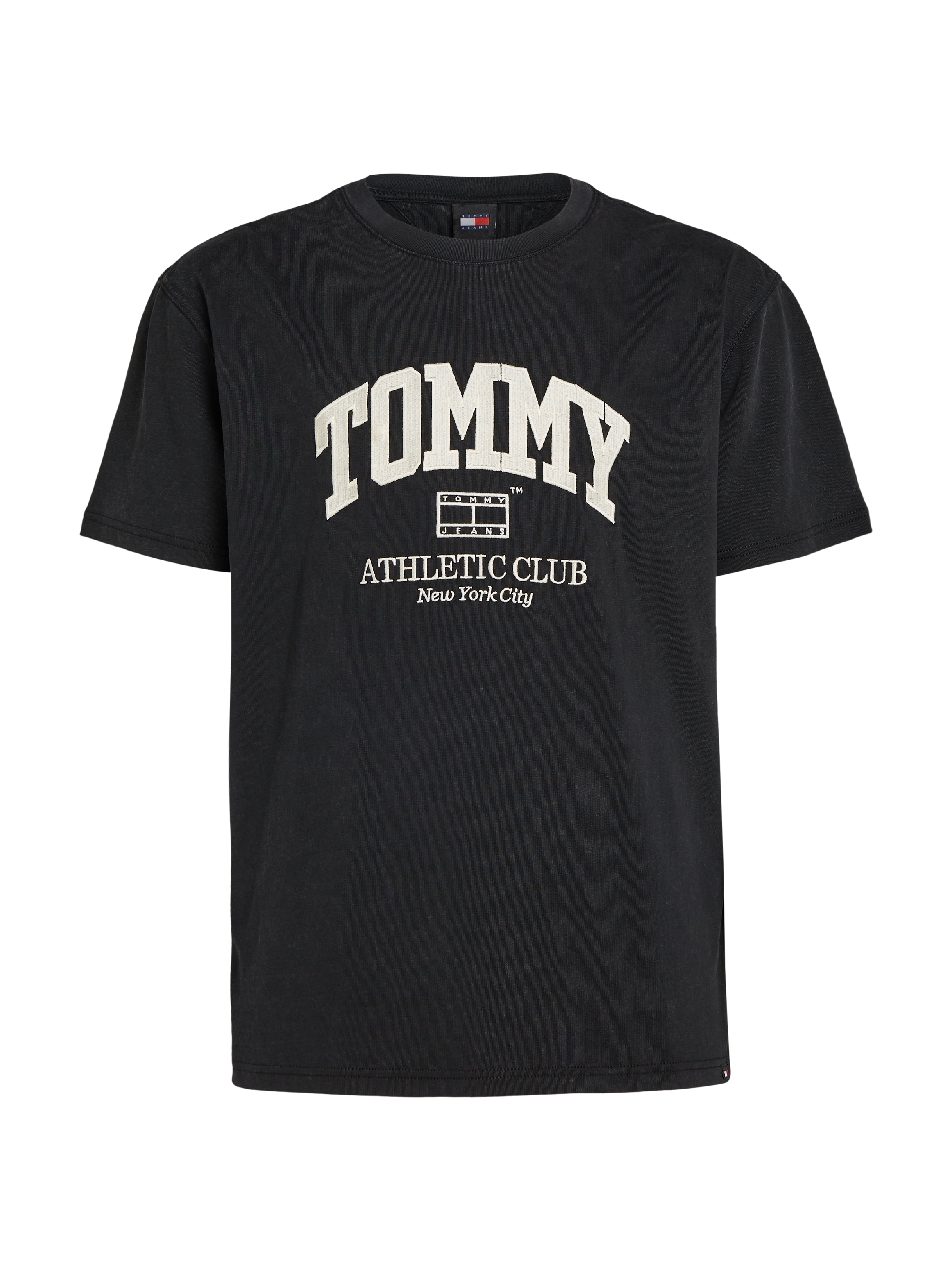 Tommy Jeans T-Shirt »TJM REG ATHLETIC CLUB TEE«, Logo im College-Stil auf der Brust