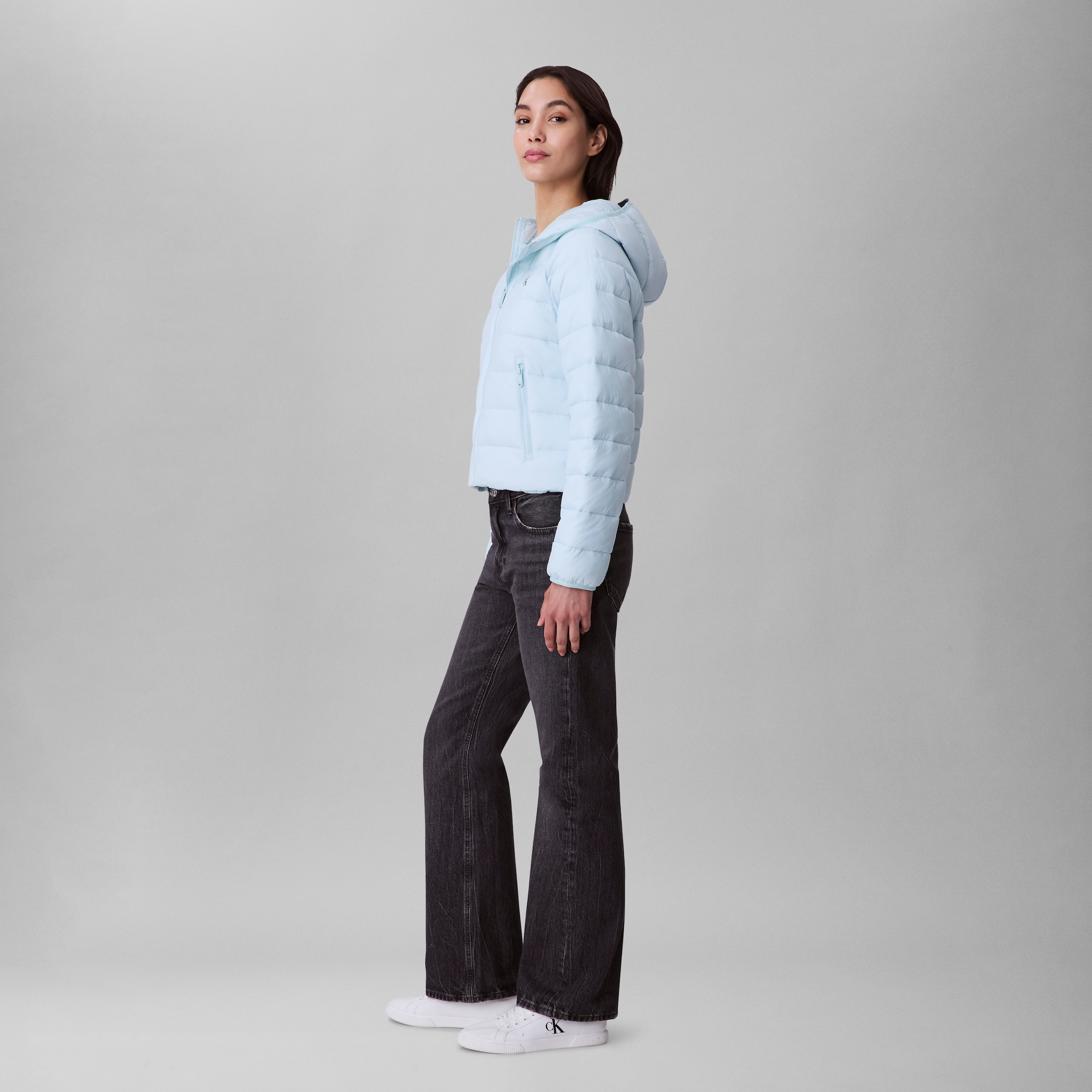 Calvin Klein Jeans Steppjacke »LGHTWGHT QLTD JCKT P«, mit Kapuze, Mit Rundhalsausschnitt