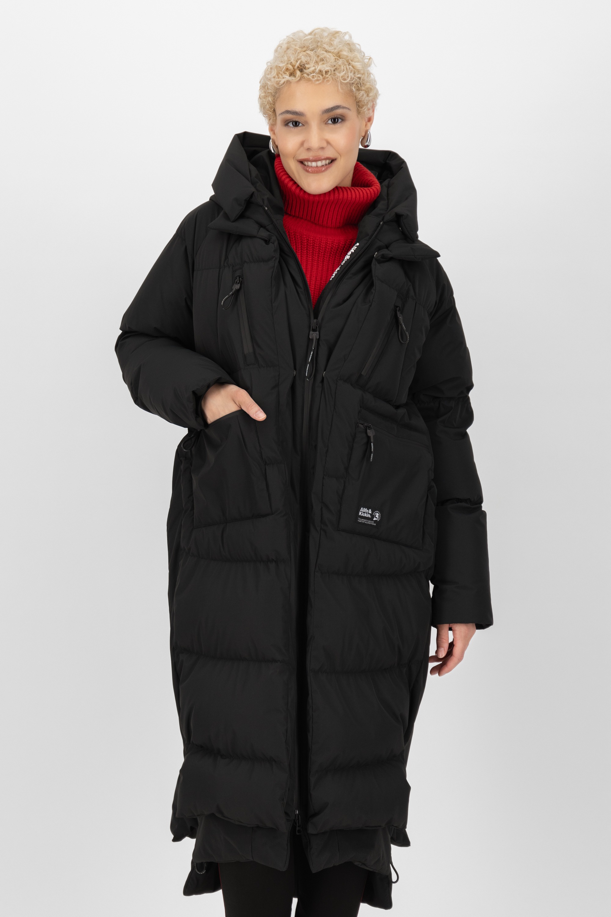 Alife & Kickin Winterjacke "Damen RihannaAK A", mit Kapuze, Langer, warmer günstig online kaufen