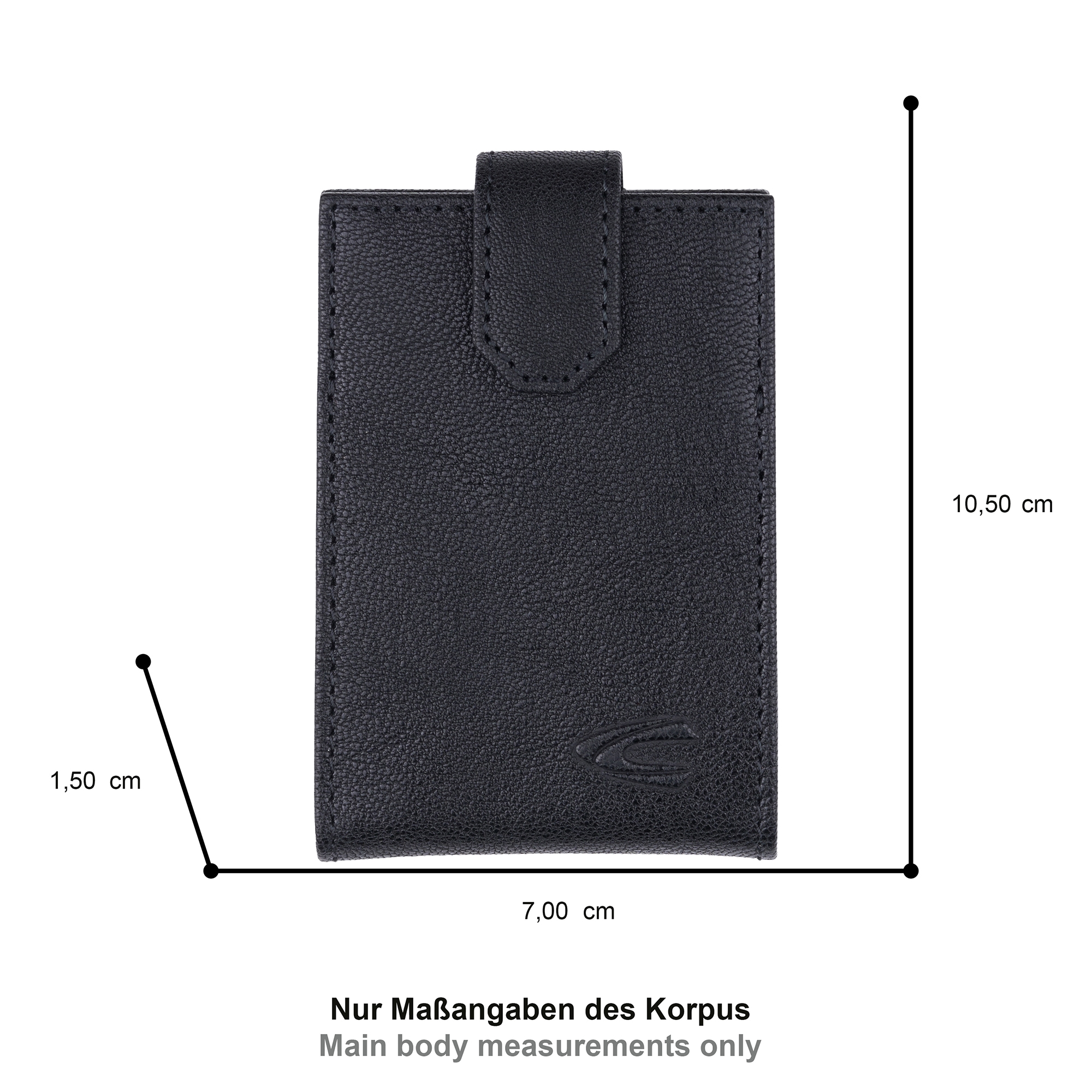 camel active Kartenetui »Discover«, innovatives Kartenetui aus fein genarbtem Ziegenleder mit RFID-Schutz