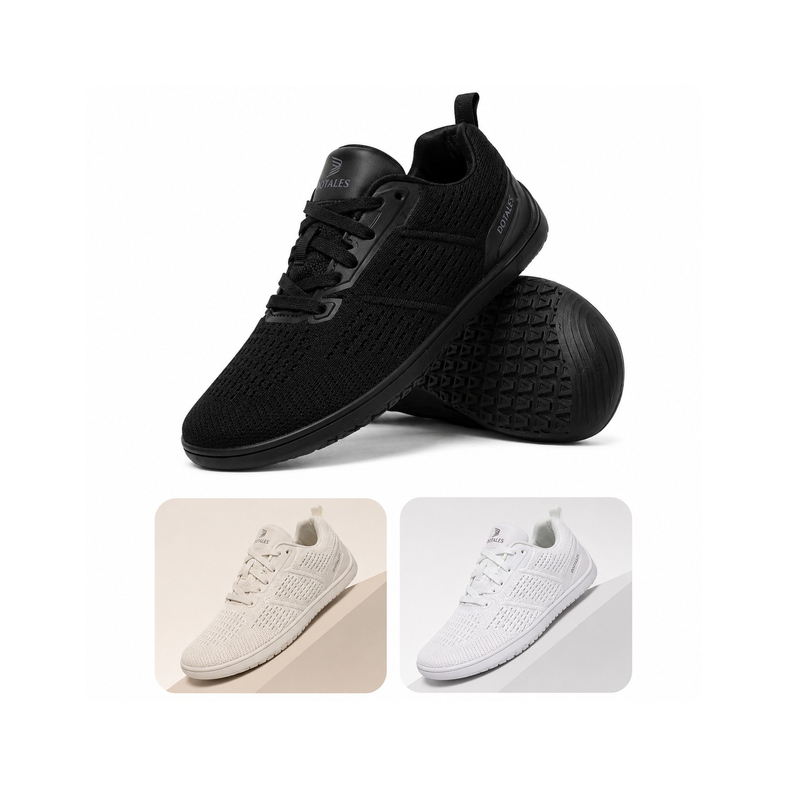 DOTALES Barfußschuh "Easystep 2.0 Barfußschuhe Damen & Herren" Das Original-Barfuß Sneaker, Minimalschuhe, Schnellverschluss