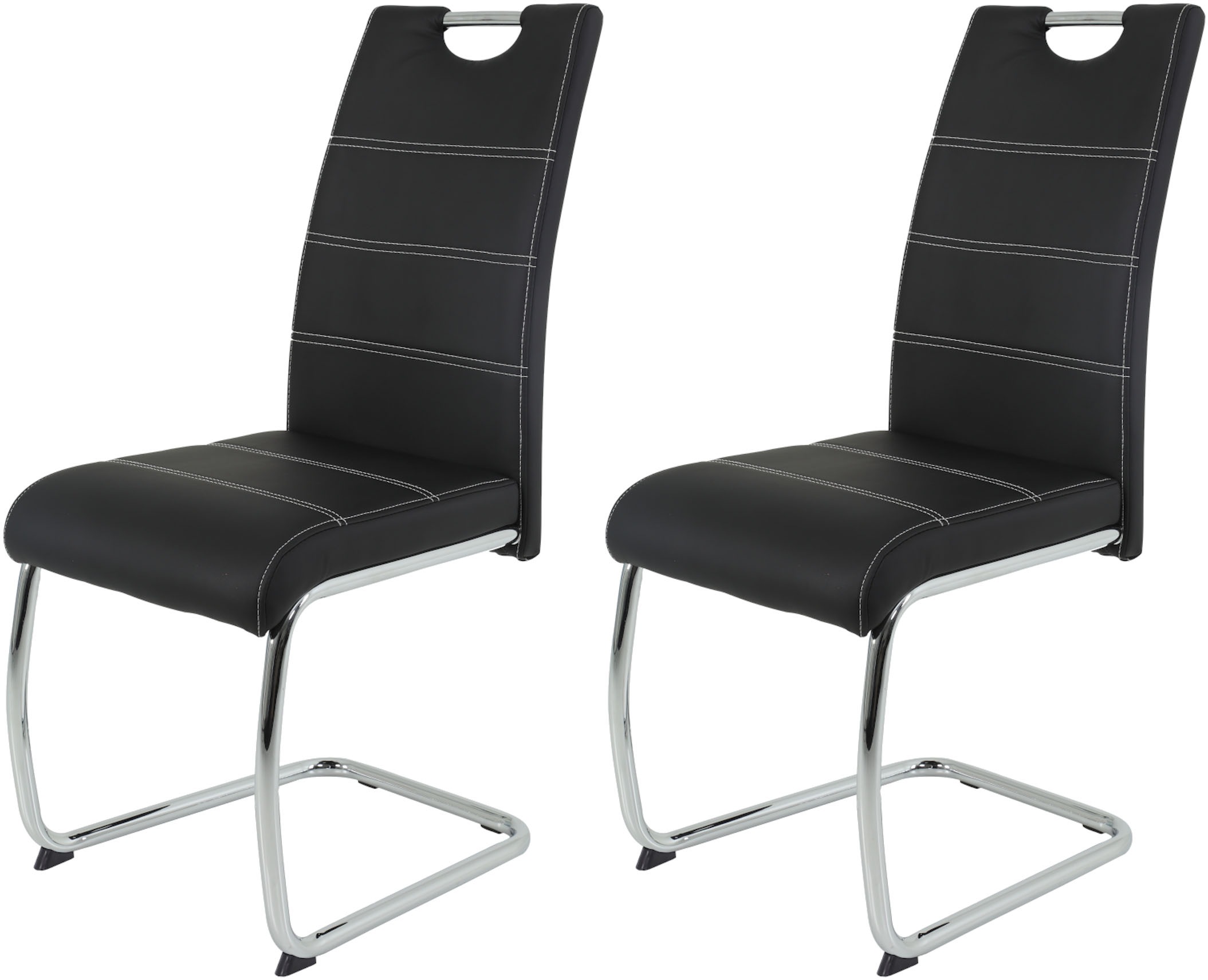 HELA Freischwinger "Flora, Esszimmerstühle" (Set) 2 Stk.Schwingstuhl Set: 1 günstig online kaufen