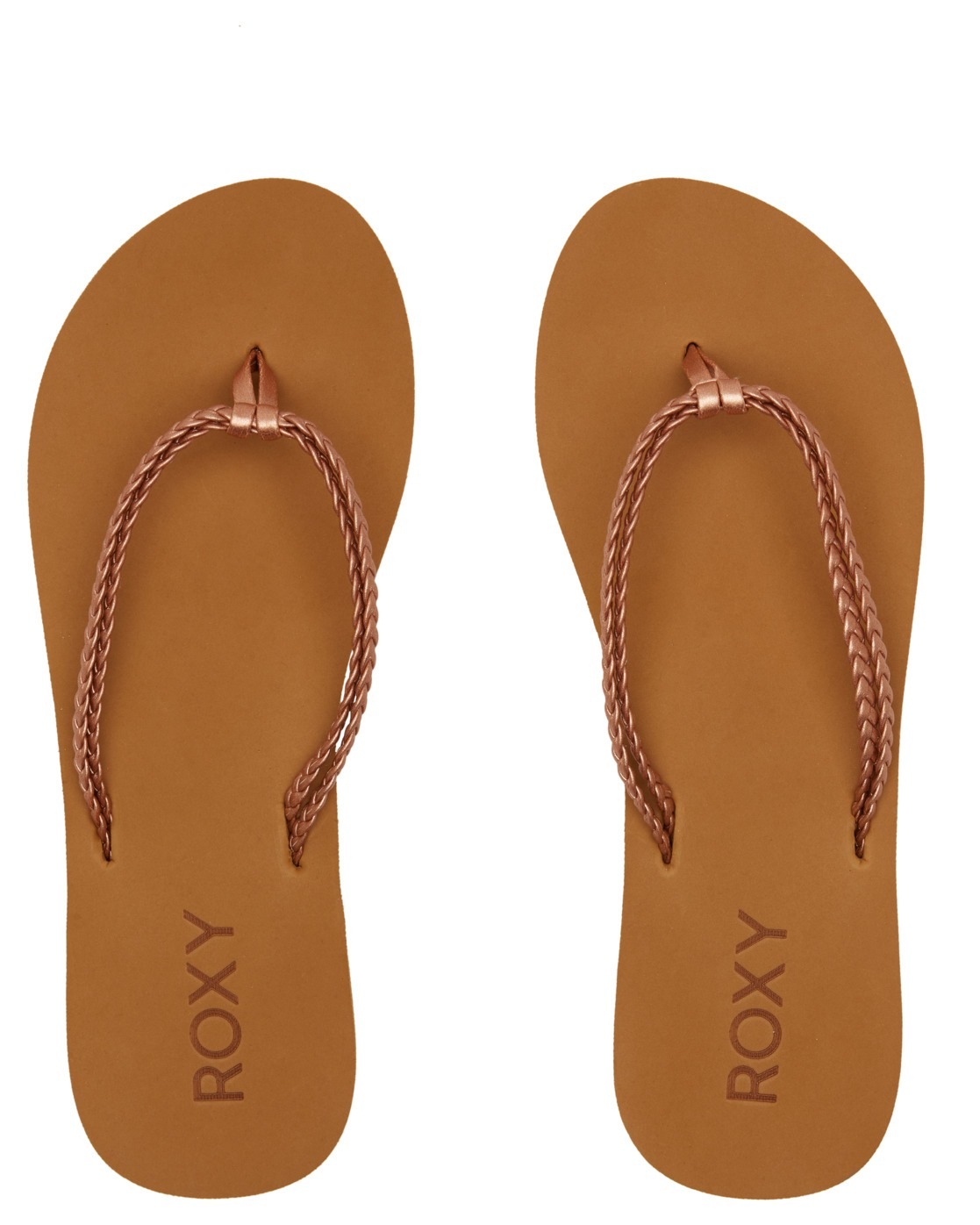 Zehentrenner ROXY "Costas", Damen, Gr. 9(40), bunt (rose gold), Obermaterial:Obermaterial: 100% synthetisches PU / Futter: 100% Synthetikmaterial / Außensohle: 100% TPR;, Schuhe Zehentrenner 3