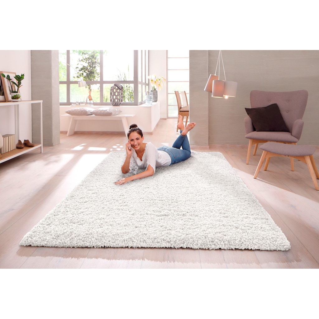 Home affaire Hochflor-Teppich »Viva«, rechteckig