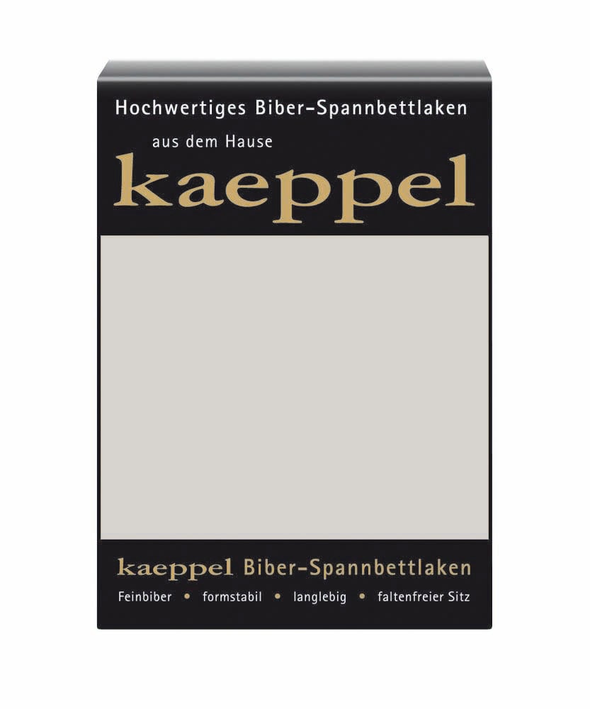 Kaeppel Spannbettlaken "Spannbettlaken Biber" 100% Baumwolle, kuschelig wei günstig online kaufen