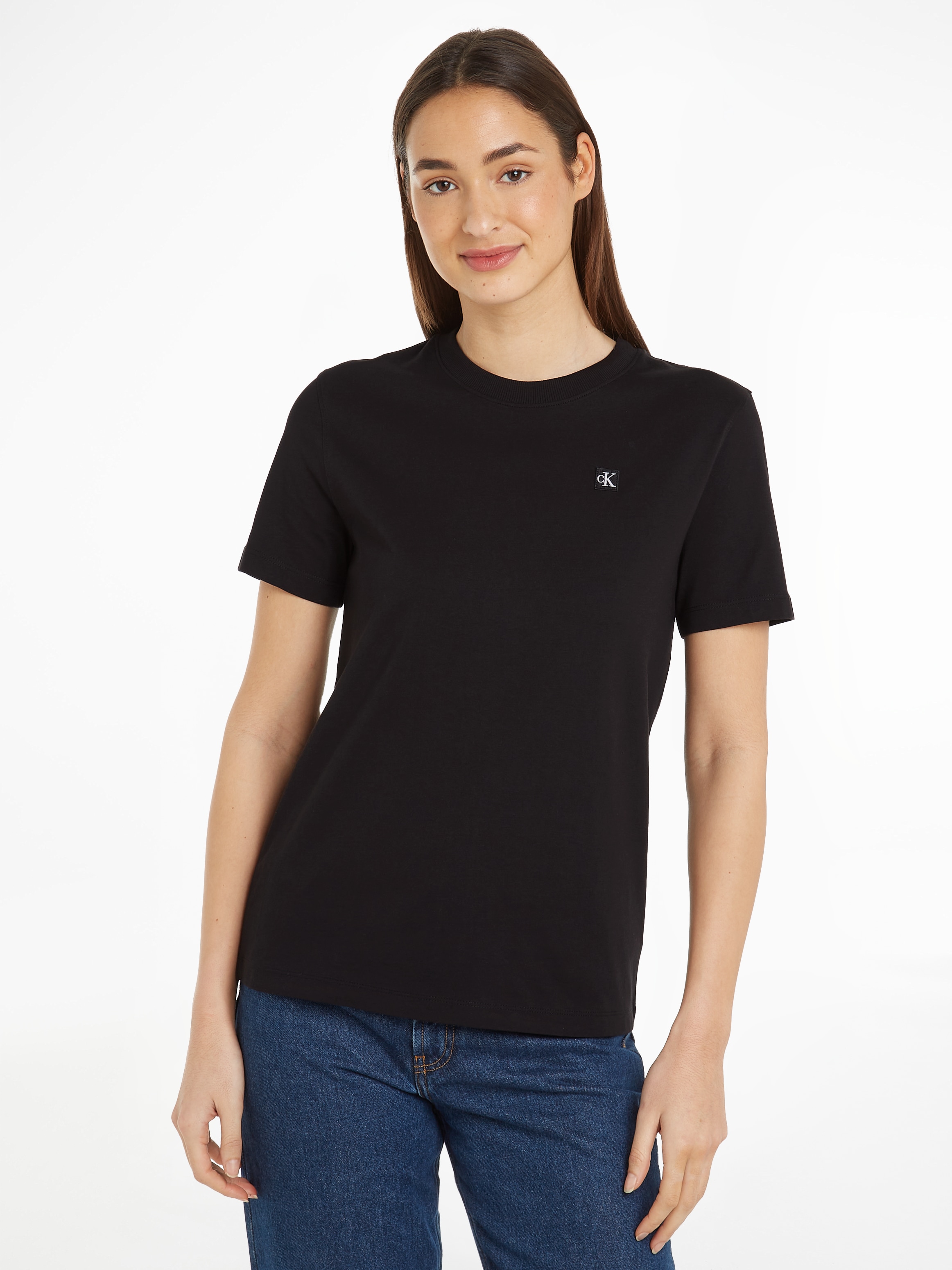 Calvin Klein Jeans T-Shirt "CK EMBRO BADGE REGULAR TEE", mit Logopatch günstig online kaufen