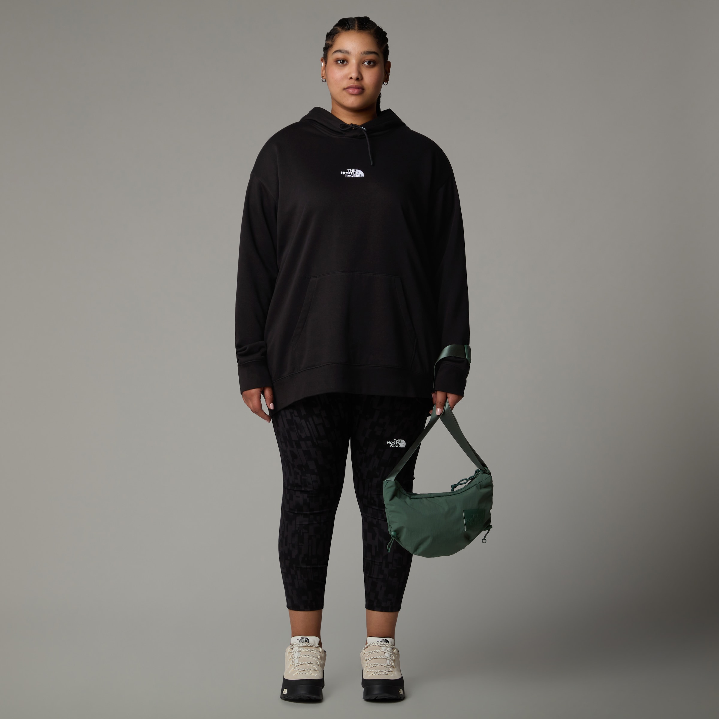 The North Face Kapuzensweatshirt »Essential relaxt geschnittener Kapuzenpulli in Übergröße für Damen«, (1 tlg.)