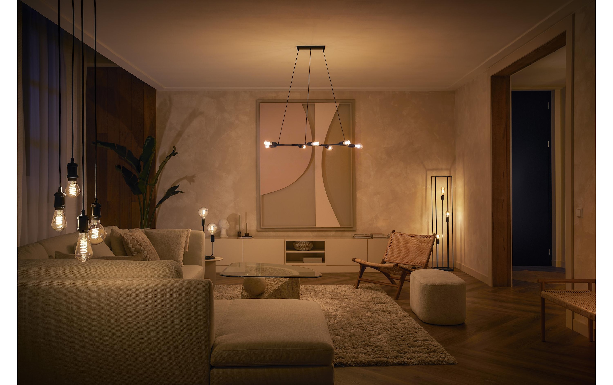 Philips Hue LED-Leuchtmittel »White E27« E27 Warmweiß