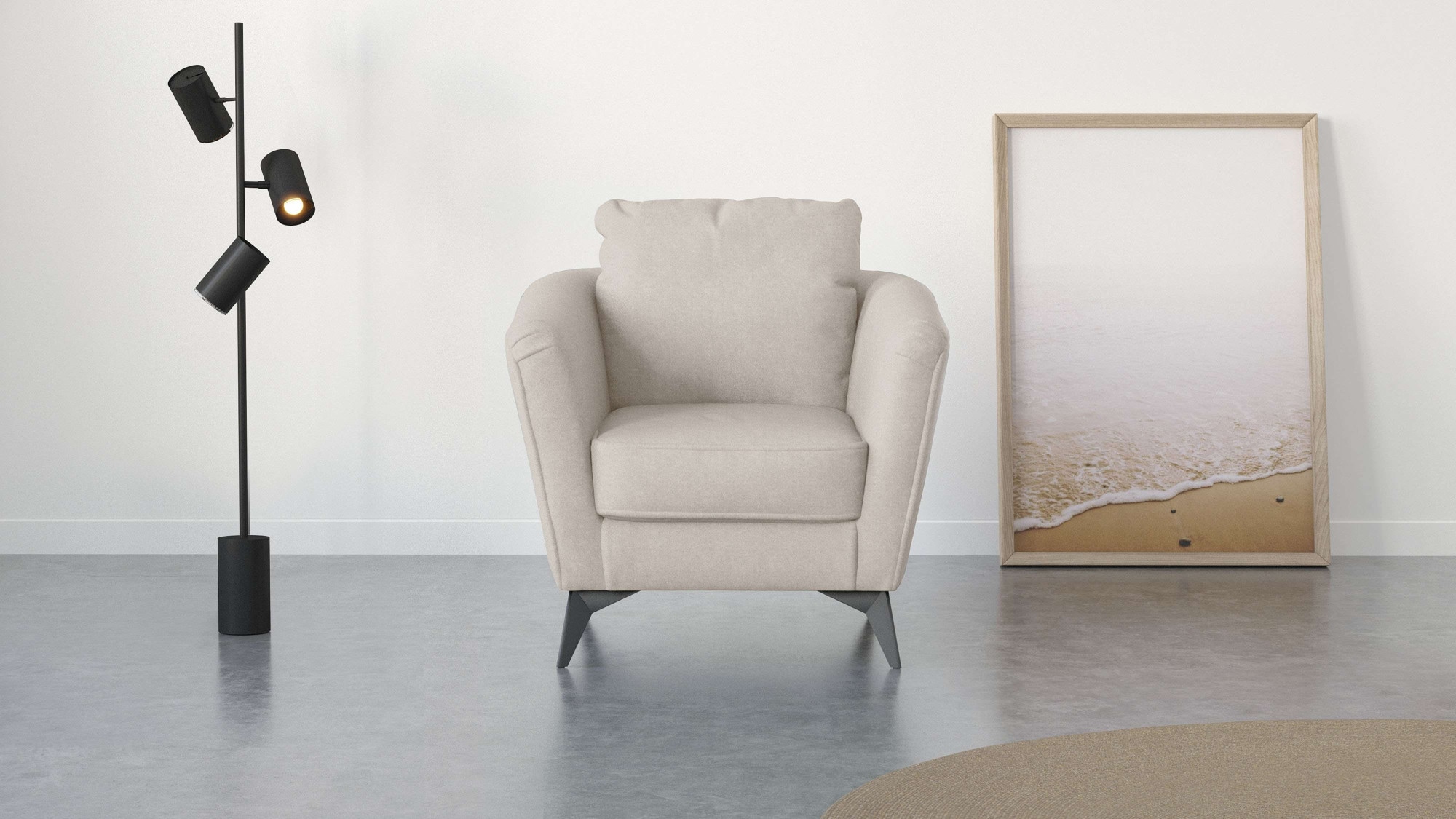 Places of Style Cocktailsessel "MATTHEW Sessel, Maße B/T/H: 83/85/88 cm", m günstig online kaufen