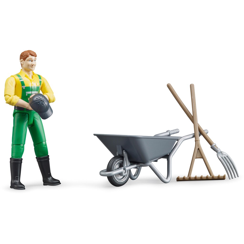 Bruder® Spielfigur »Landwirt«, (Set)