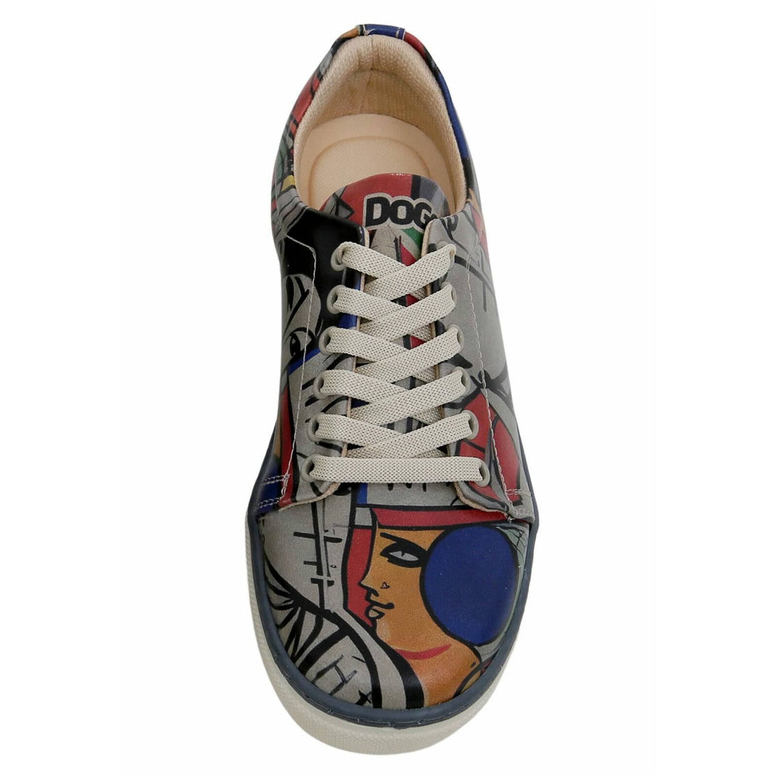 DOGO Sneaker »Classic Schnürsneaker - Abstract Leaves Damen Sneaker«, Vegan