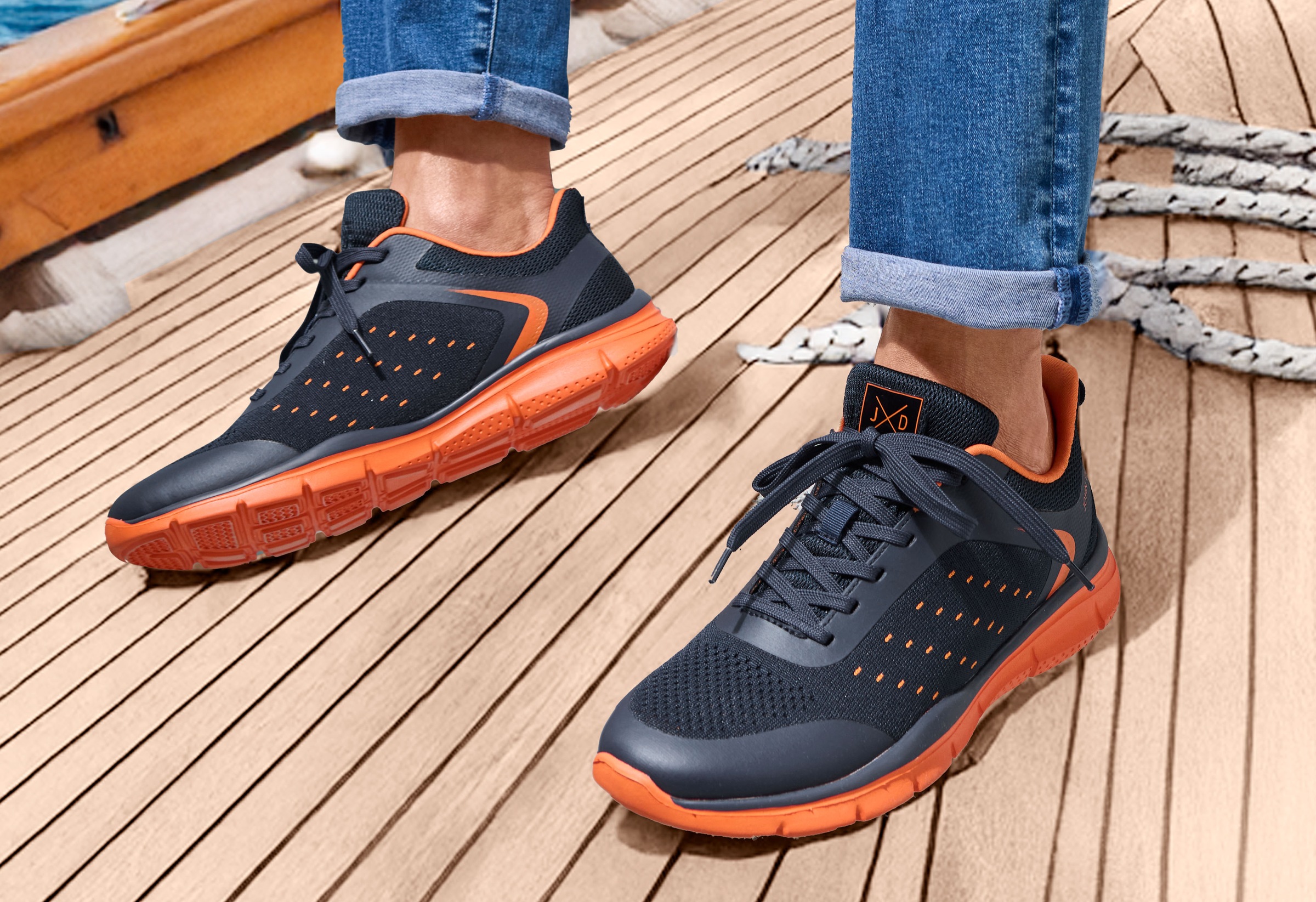 John Devin Sneaker "Schnürschuh", im Sport-Look, Freizeitschuhe, Schnürhalb günstig online kaufen