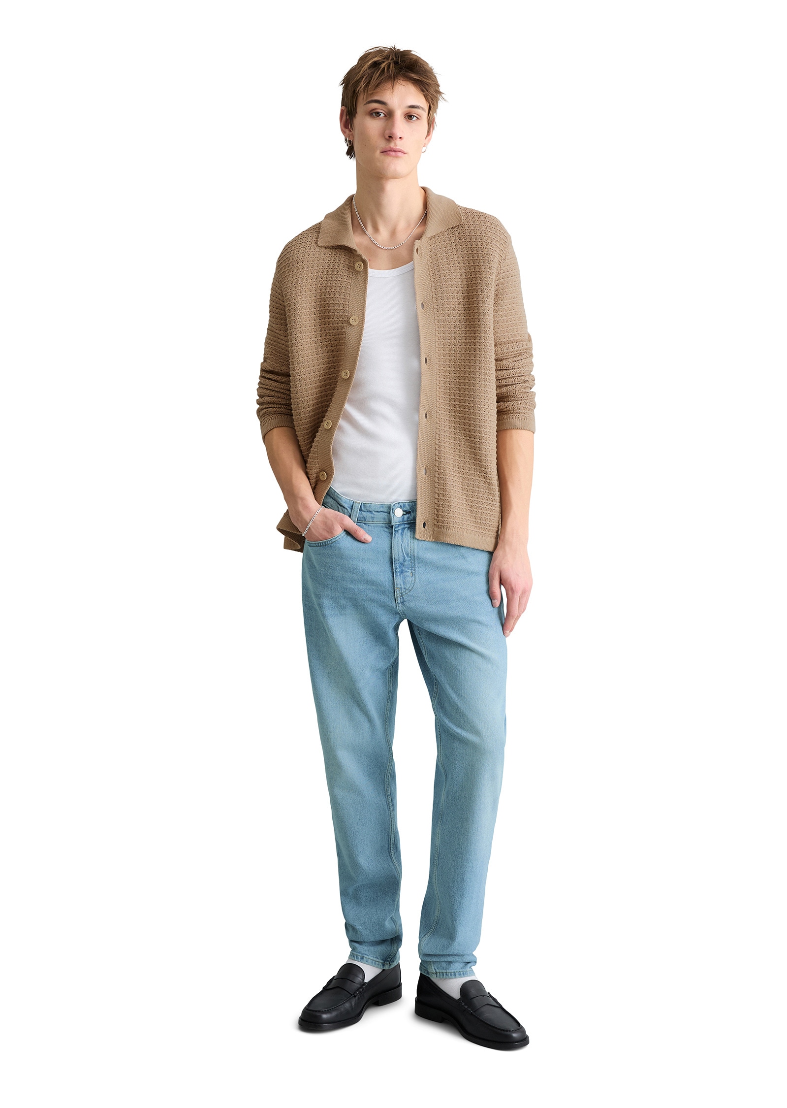 Marc O'Polo DENIM Cardigan »mit markanter Struktur«