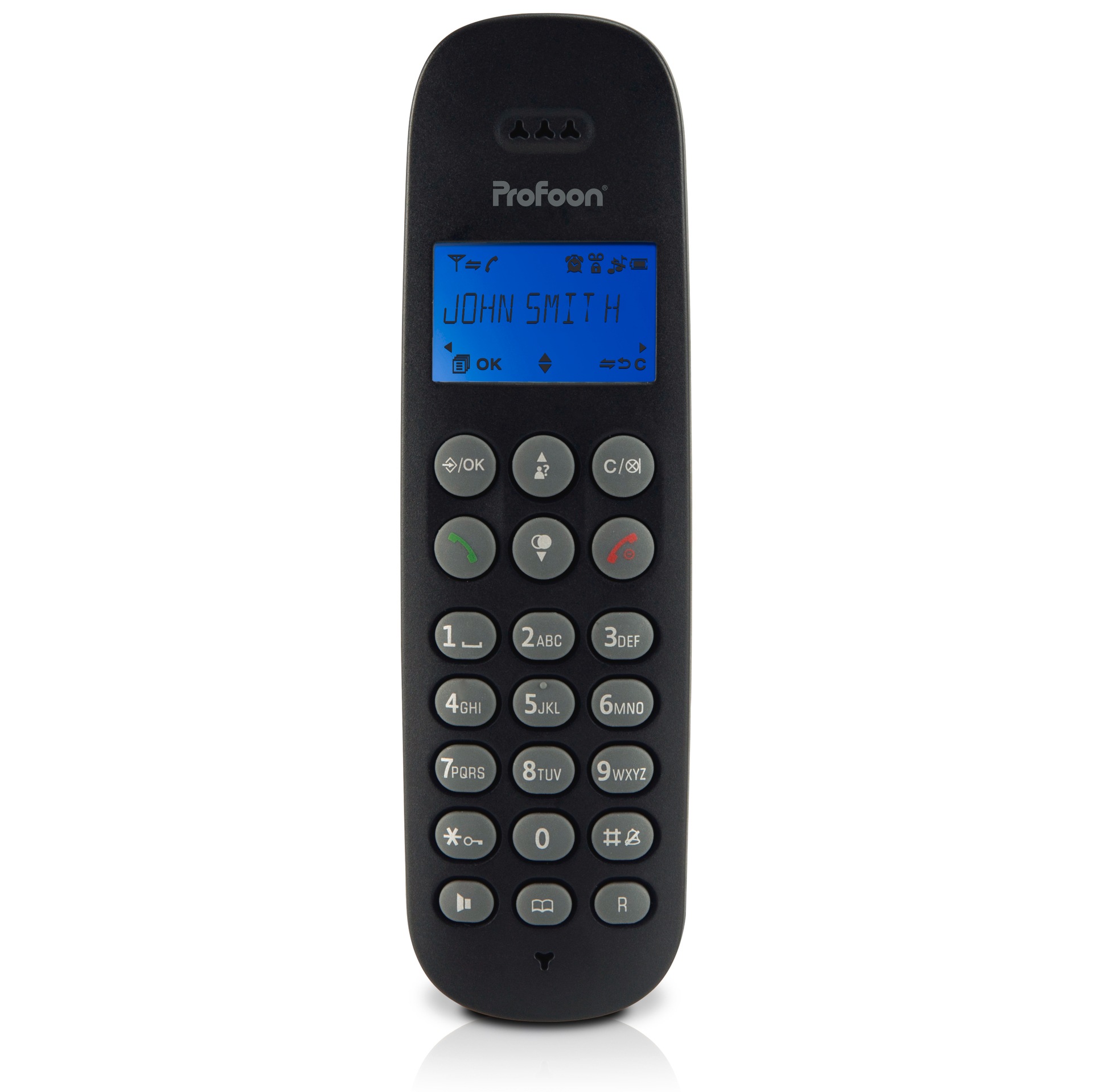 Profoon Schnurloses DECT-Telefon »PDX-300 TRIPLE«, (Mobilteile: 3), mit 3 DECT-Mobilteilen