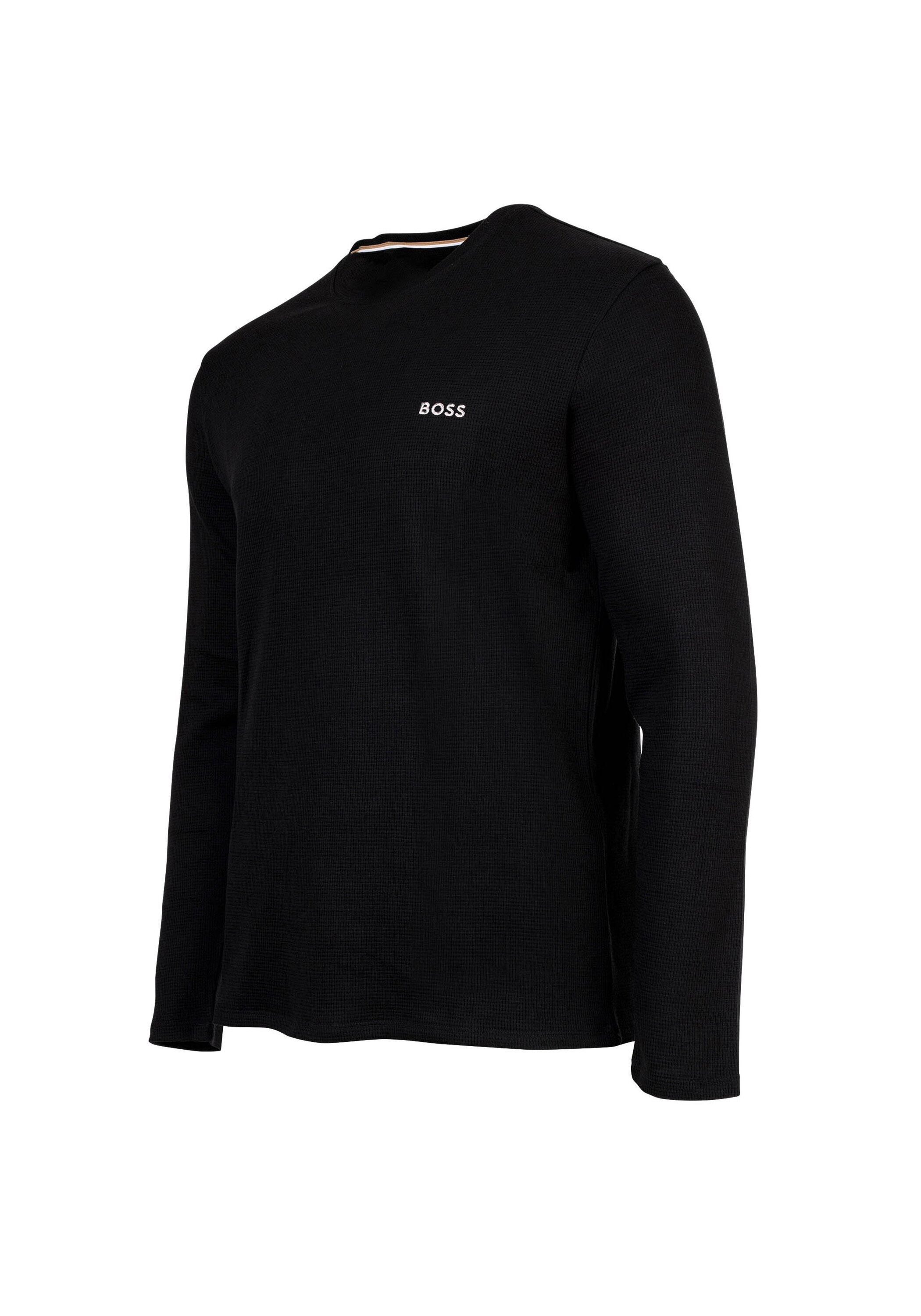 BOSS Longsleeve »Longsleeve Waffle Longsleeve 1er Pack«