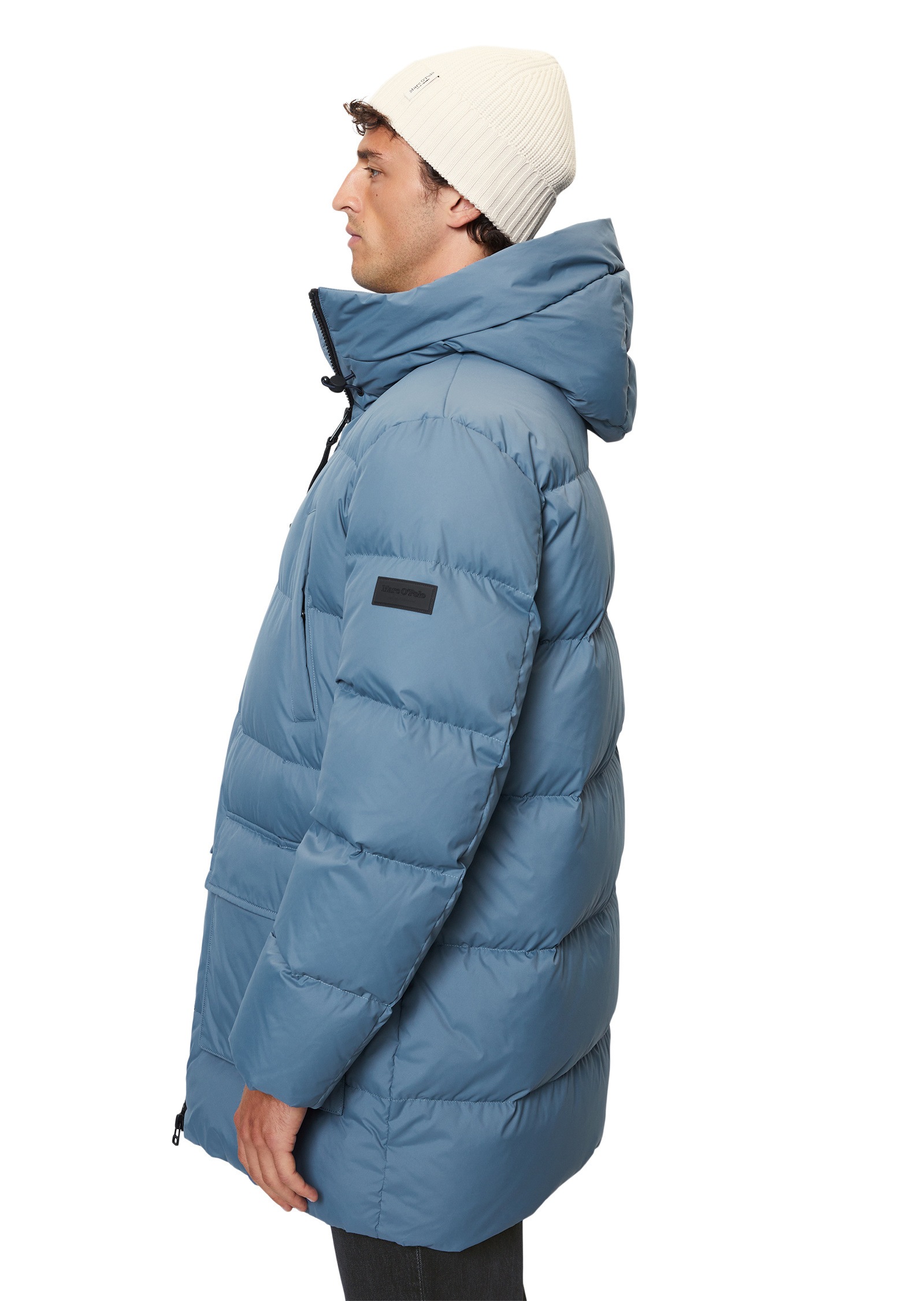 Marc O'Polo Outdoorjacke »mit wasserabweisender Oberfläche«, ohne Kapuze