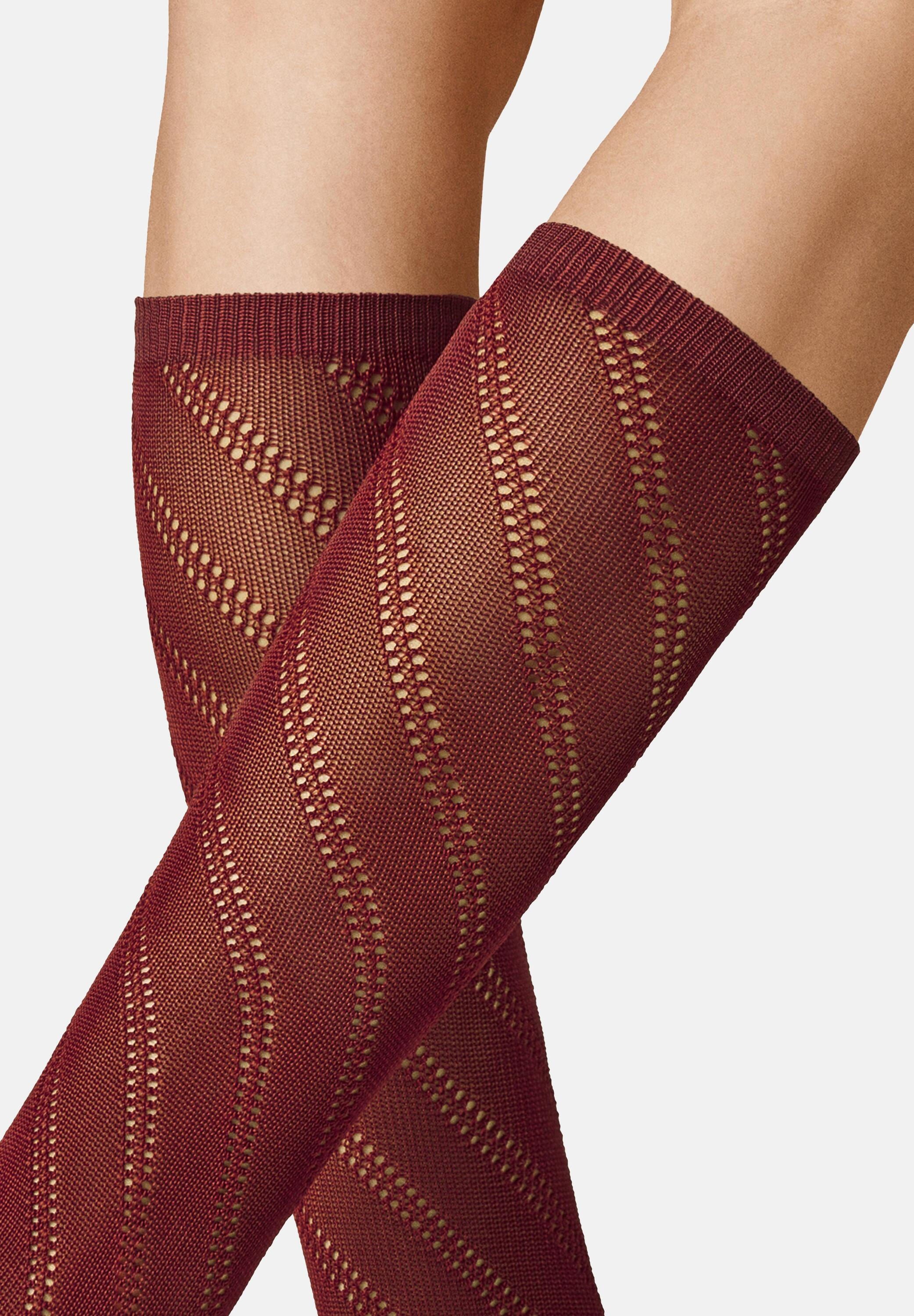 Thumbnail - KUNERT Kniestrümpfe "Kniestrumpf Diagonal Crochet"