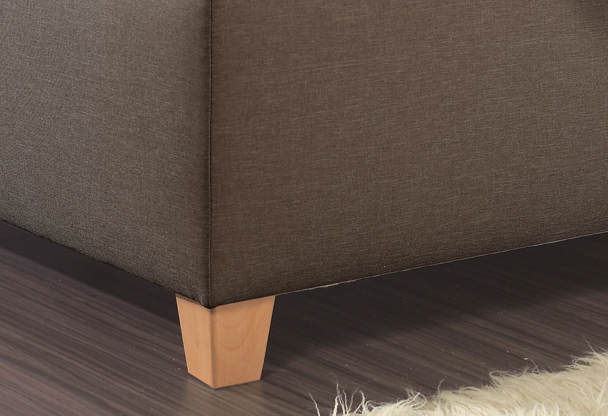 Maintal Madane Upholstered Bed Brown 194x207cm 6