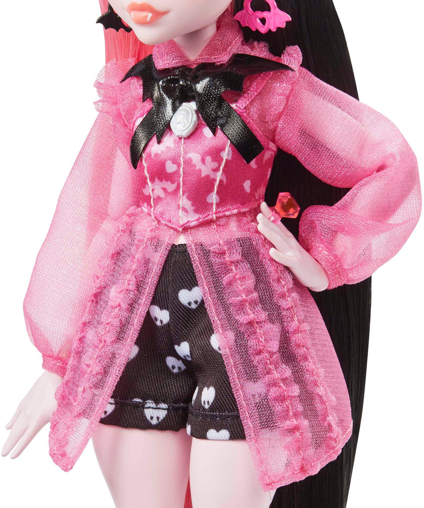 MonsterHigh™ Anziehpuppe »Draculaura mit Fledermaus«