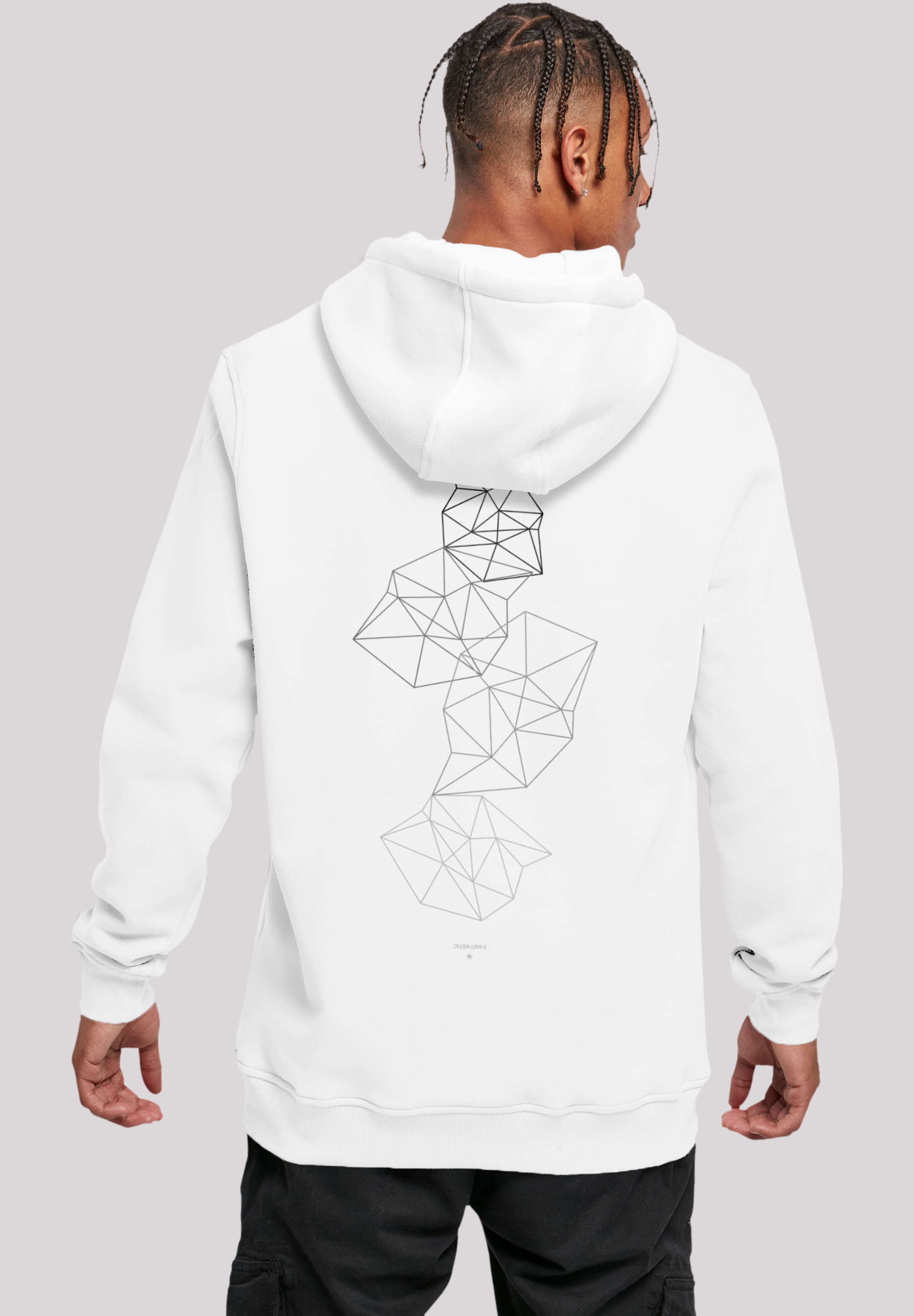 F4NT4STIC Kapuzenpullover "Geometrics Abstract", Print