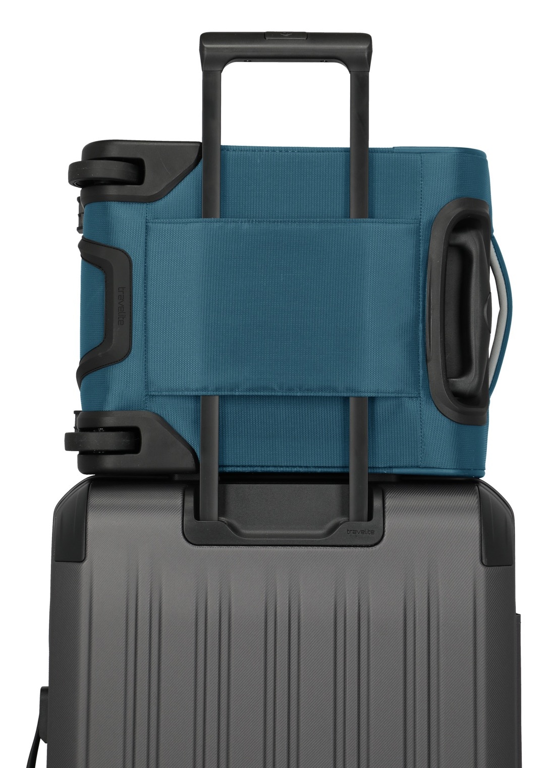travelite Handgepäck-Trolley »JETPACK Easy 2 Cabin, konzipiert für EasyJet, Vueling & Wizz«, 4 Rollen, Weichgepäck-Koffer Handgepäck für die meisten gängigen Airlines