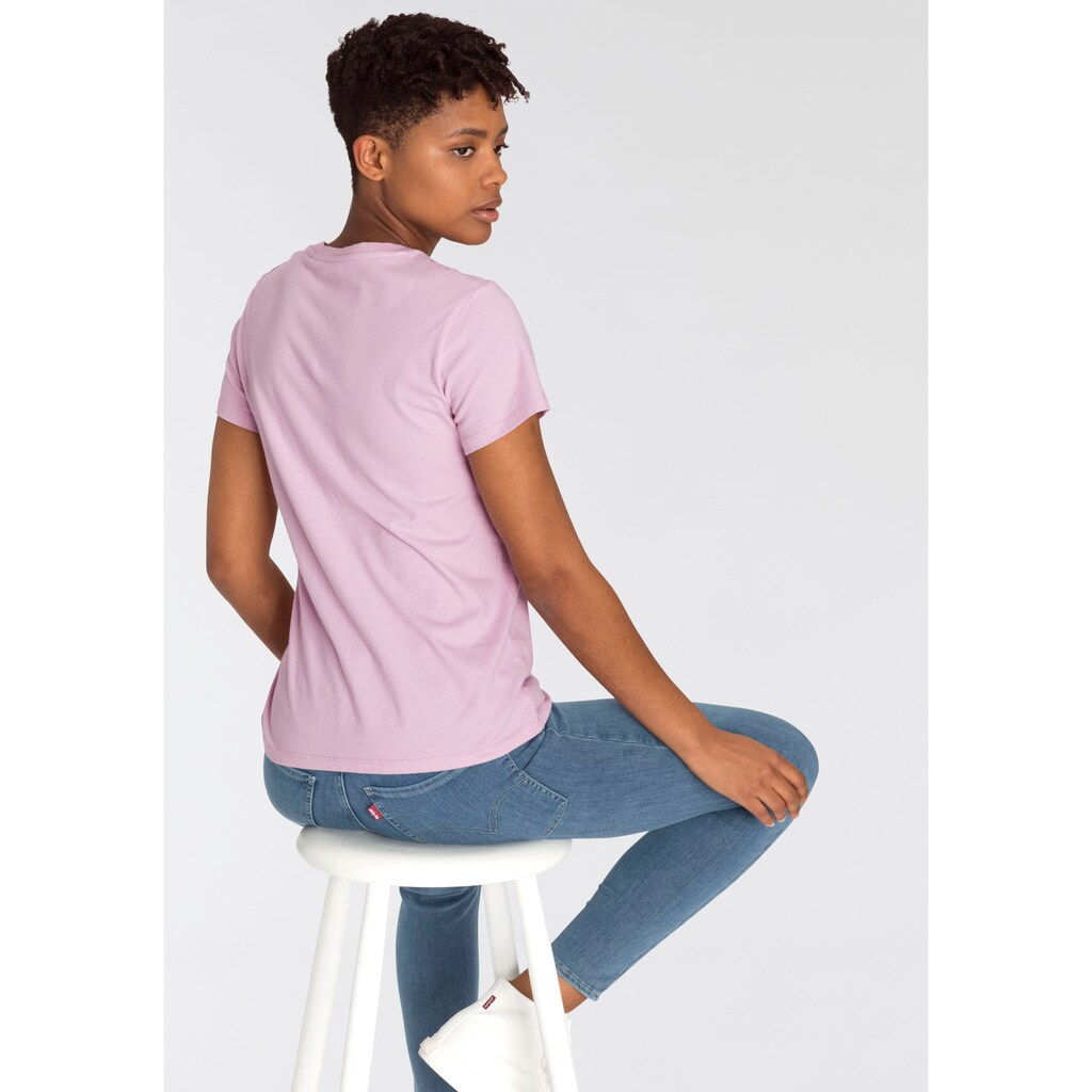 Damenmode Shirts & Sweatshirts Levi's® T-Shirt »The Perfect Tee«, mit Batwing-Print lila