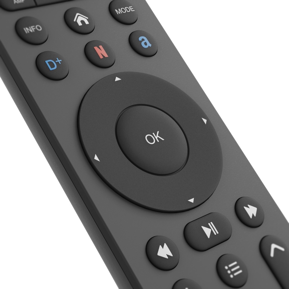 Hama Universal-Fernbedienung »Universal-Fernbedienung für TV- und AV-Geräte mit Solaraufladung« 8-in-1 Solaraufladung, Lernfunktion, steuert bis zu 8 Geräte, Streamingtasten