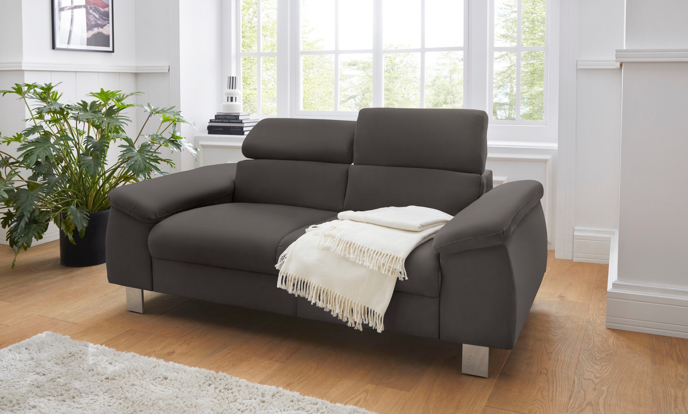 COTTA 2-Sitzer "Komaris, B: 177 cm" mit Kopfteilverstellung günstig online kaufen