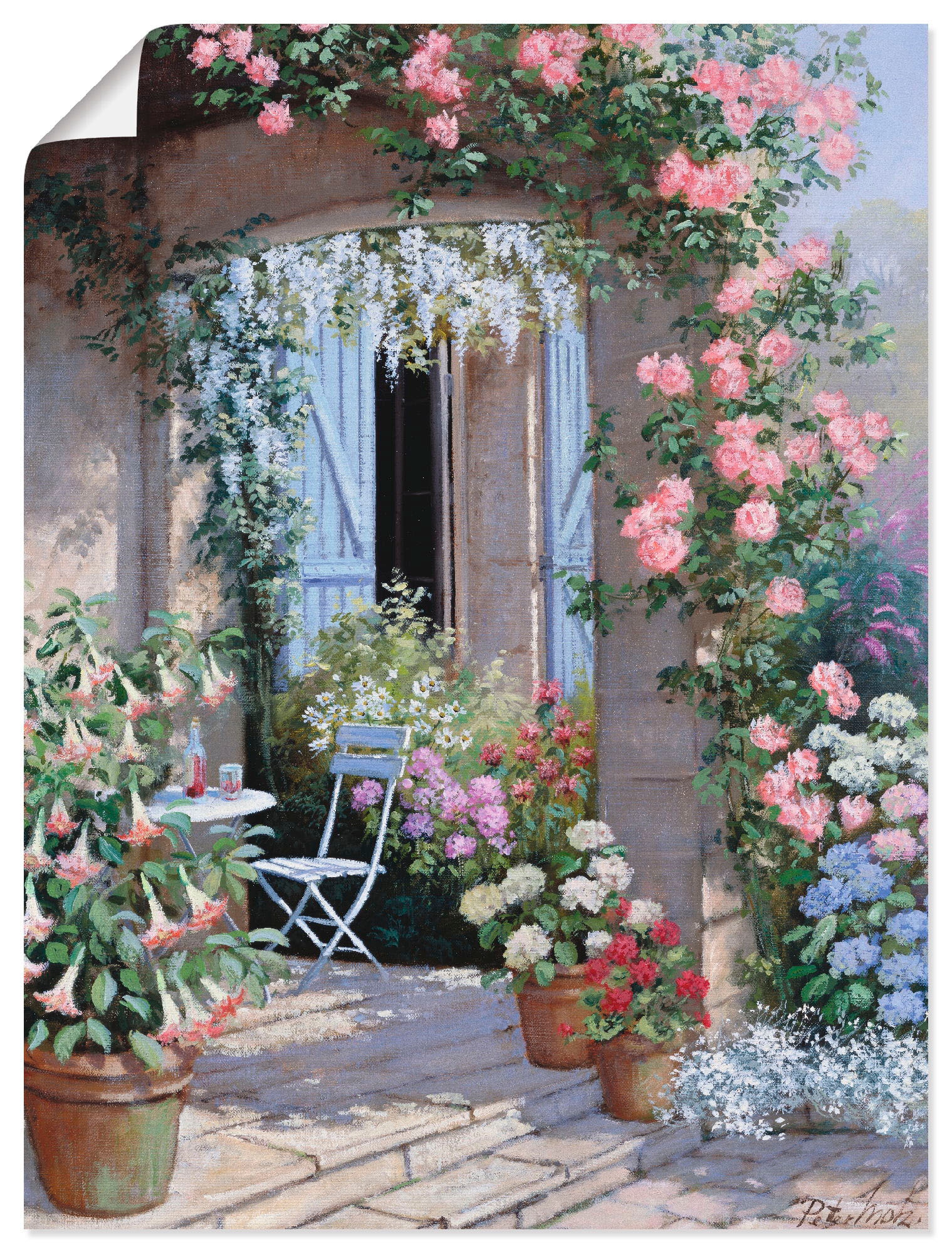 Artland Wandbild "Blumenangebot" Garten 1 Stk. tlg. als Leinwandbild, Poste günstig online kaufen