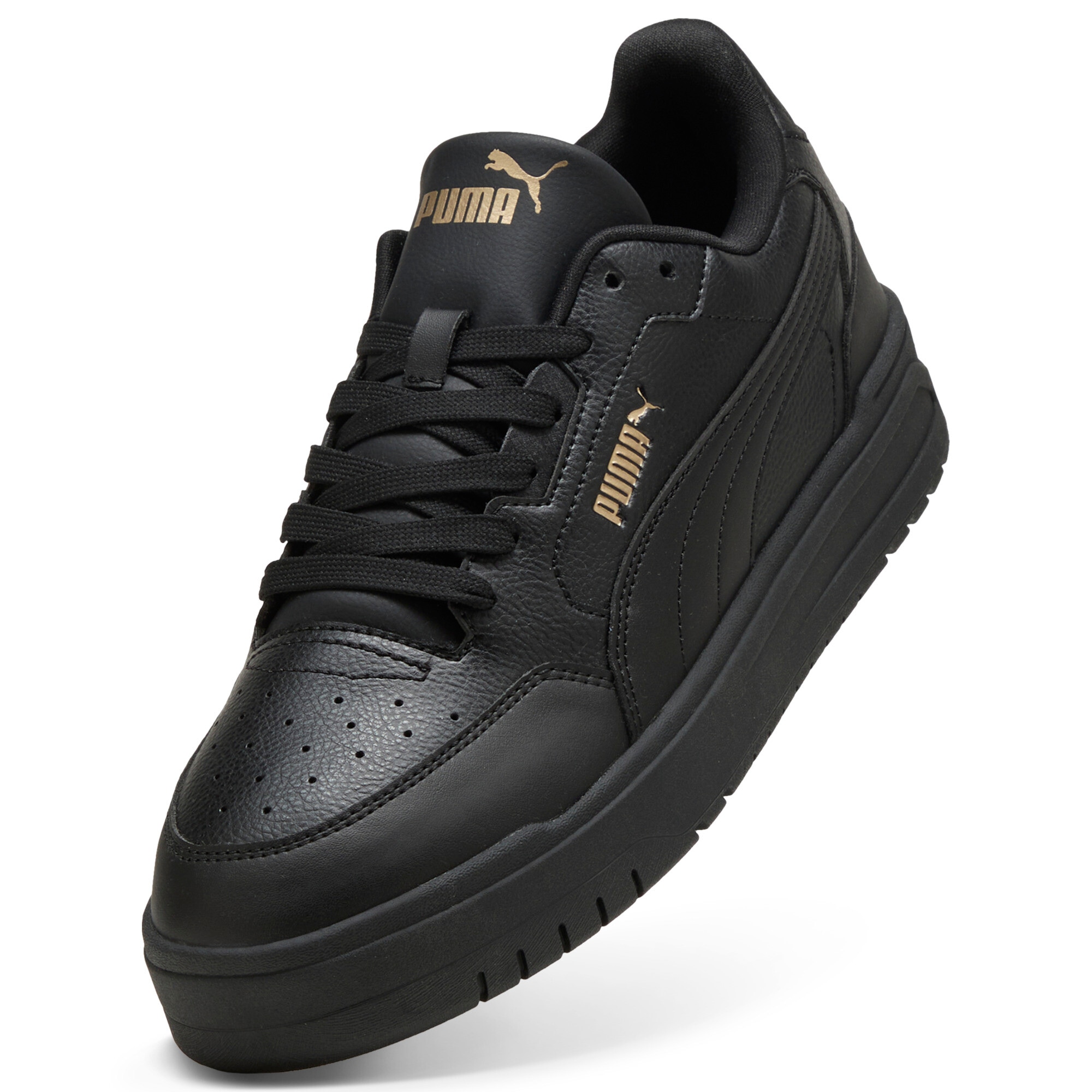 Puma Shuffle Downtown Sneaker Black Gold 45 6