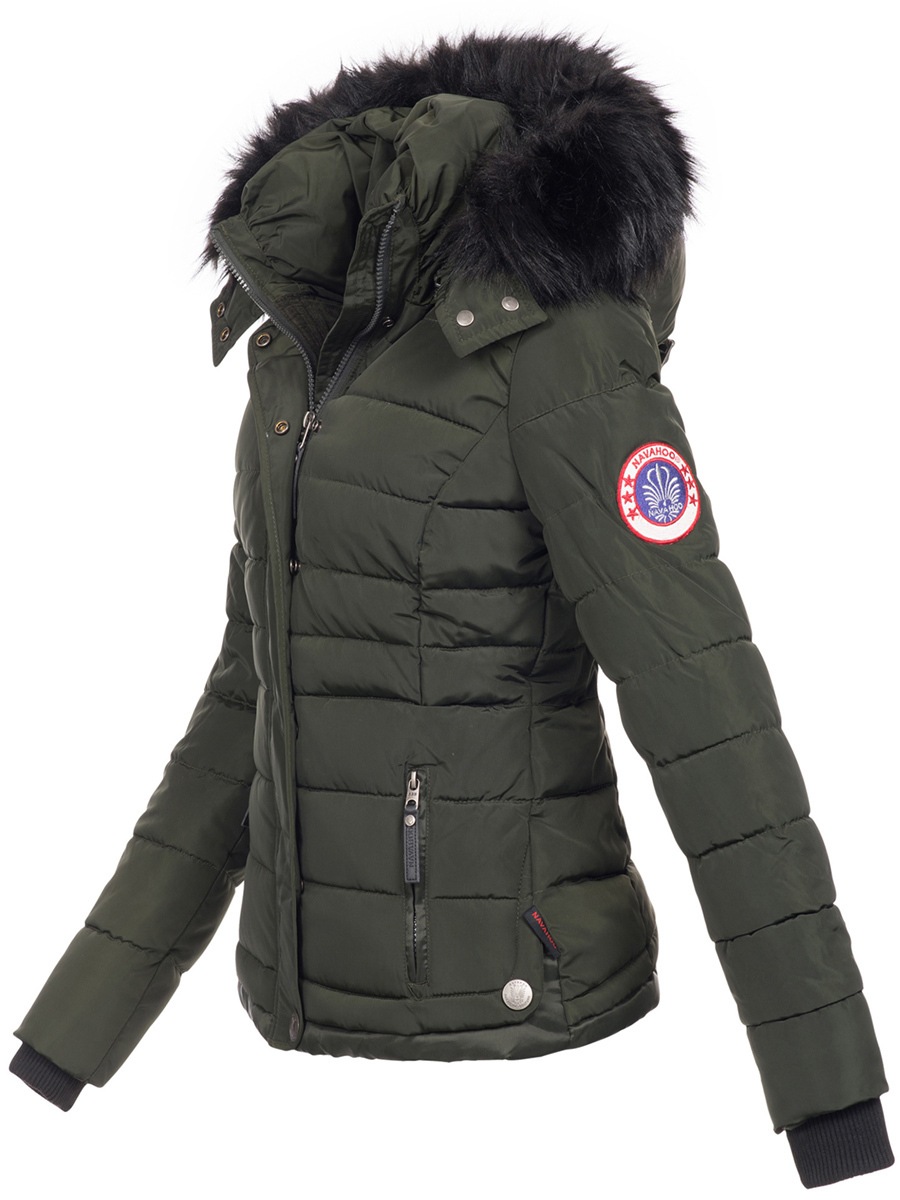 Thumbnail - Navahoo Steppjacke "Chloe" hochwertige Winterjacke mit abnehmbarer Kapuze